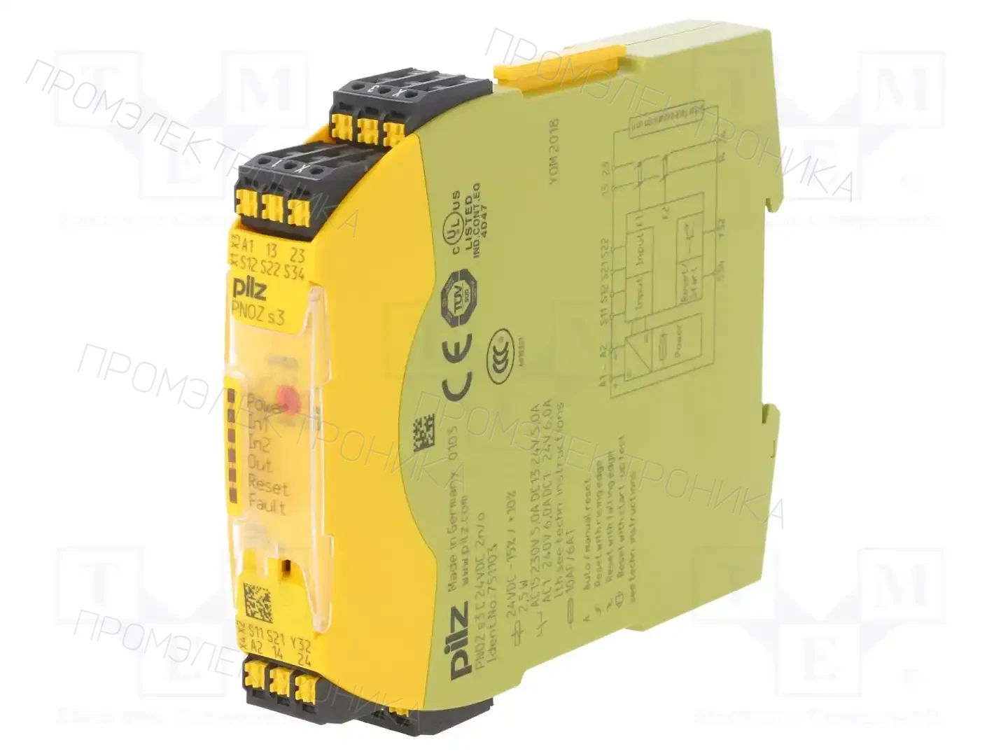 PILZ 751103 — Выключат. безопасности - мод. управления