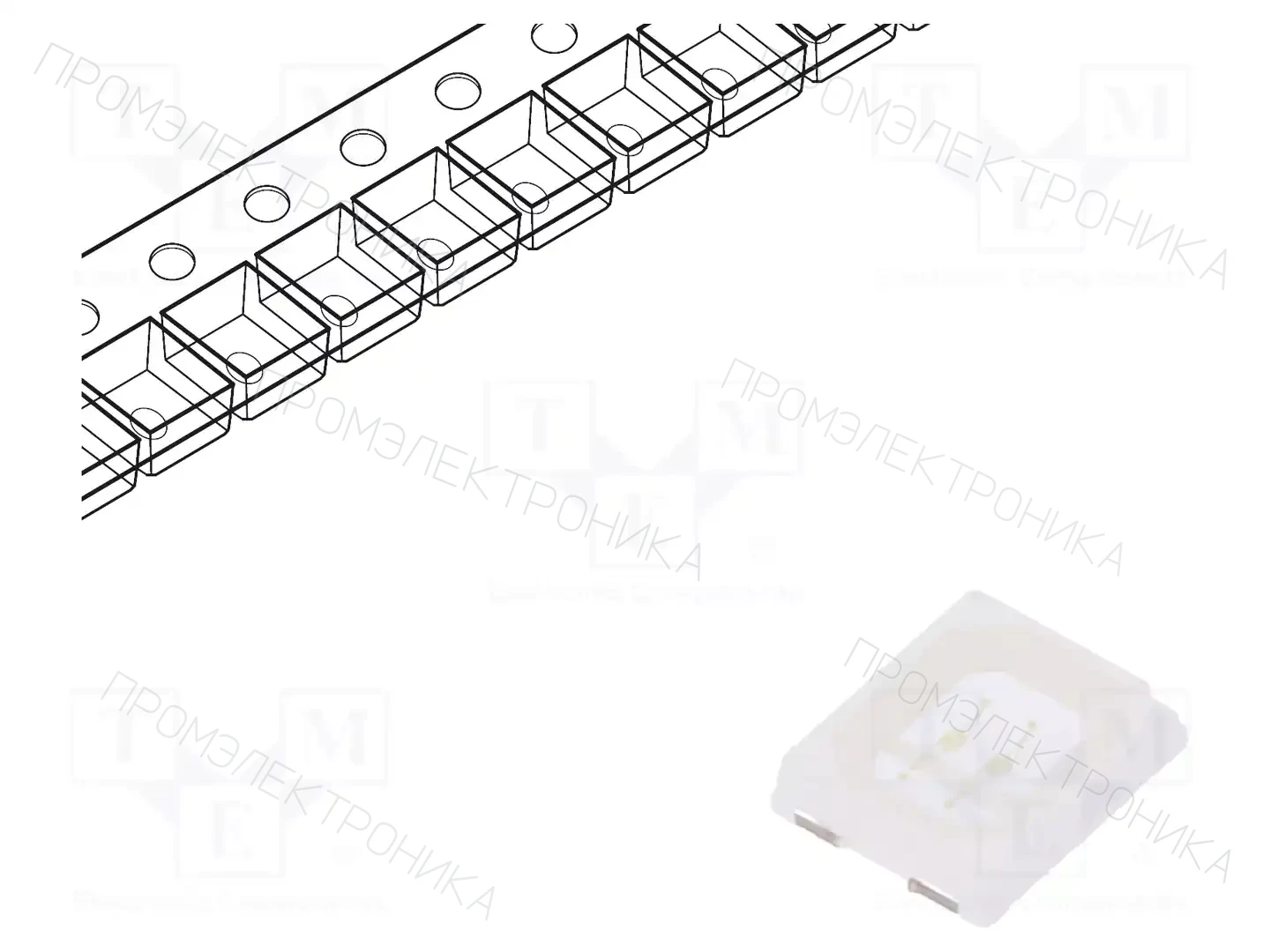 OPTOFLASH OF-SMD2835G2 — Светодиоды SMD цветные