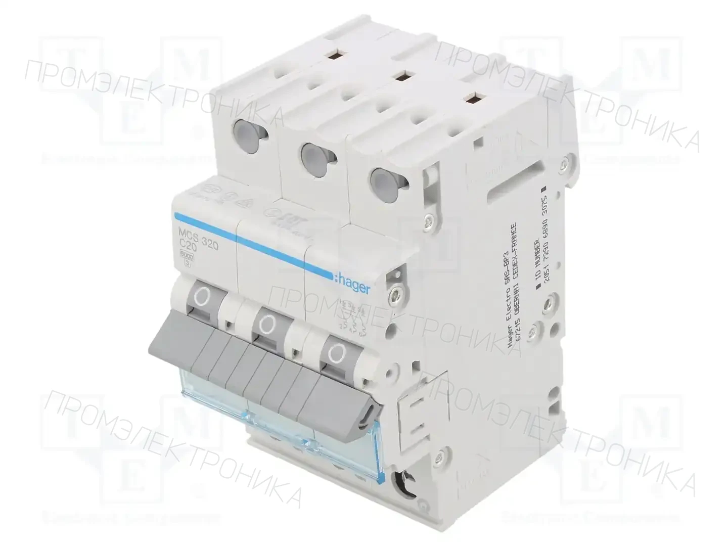 HAGER MCS320 — Выключатели максимального тока