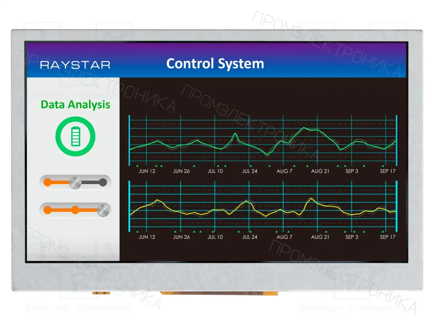 RAYSTAR OPTRONICS RFE430W-1YW-DBN — Дисплеи TFT