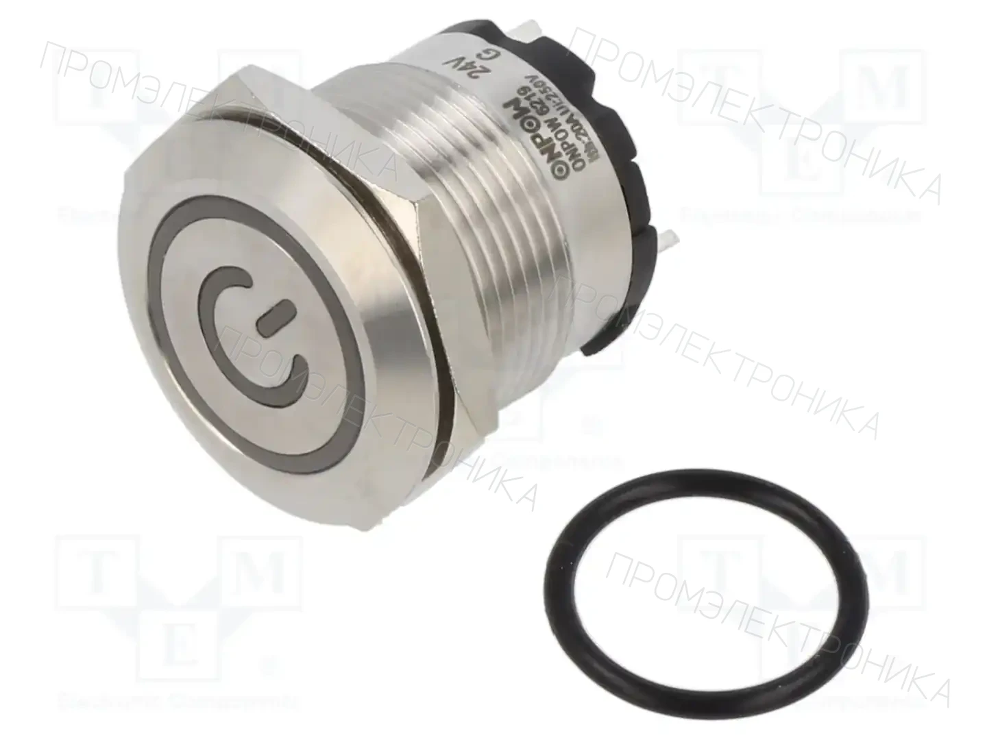ONPOW ONPOW6219F-10ZET/J/G/24V/S (SHORT PINS) — Переключатели кнопочные 6219F-10ZET/J/G/24V/S (SHORT PINS)