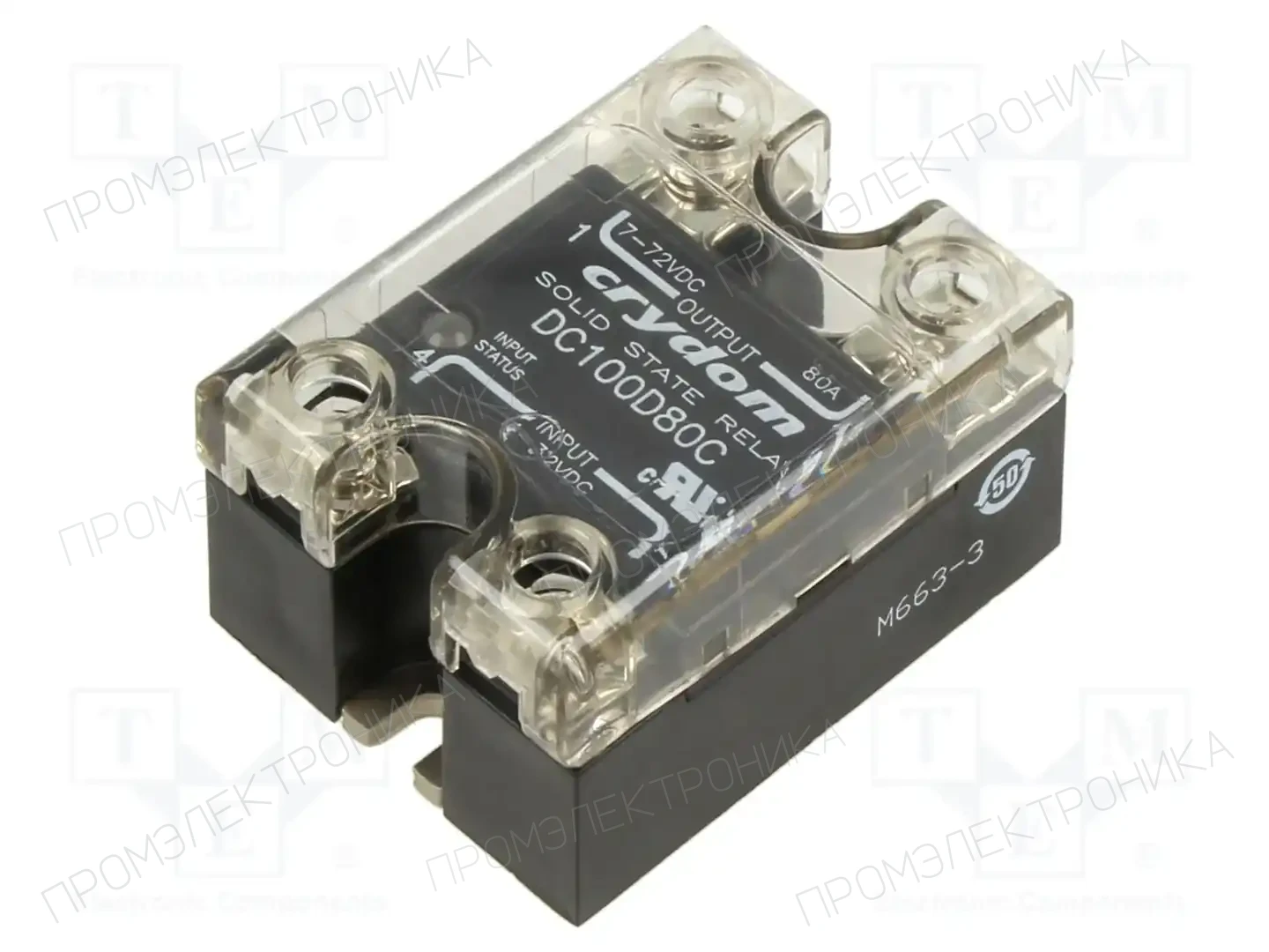 SENSATA / CRYDOM DC100D80C — Реле SSR постоянного тока