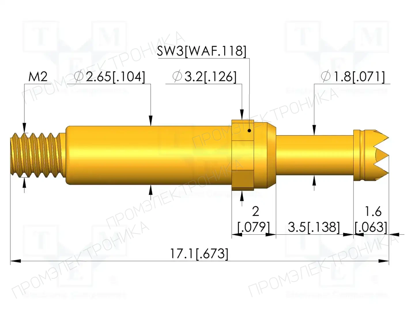INGUN HSS-520 306 230 A 1502 M — Измерительные щупы