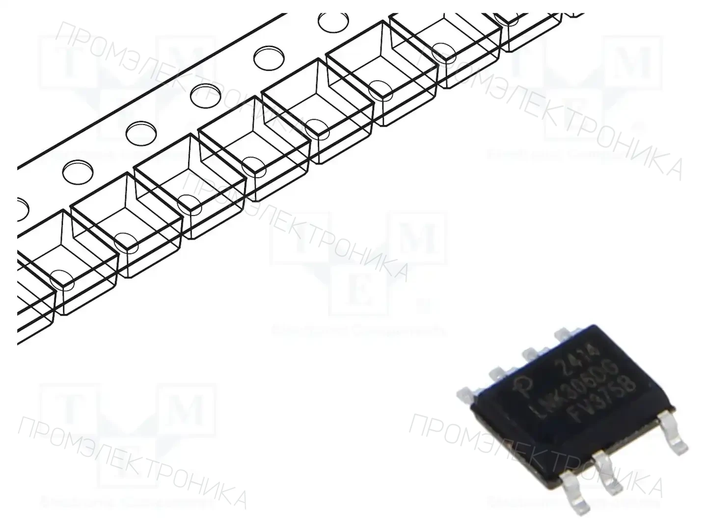 POWER INTEGRATIONS LNK306DG-TL — Регуляторы напряжения - микросхемы DC/DC