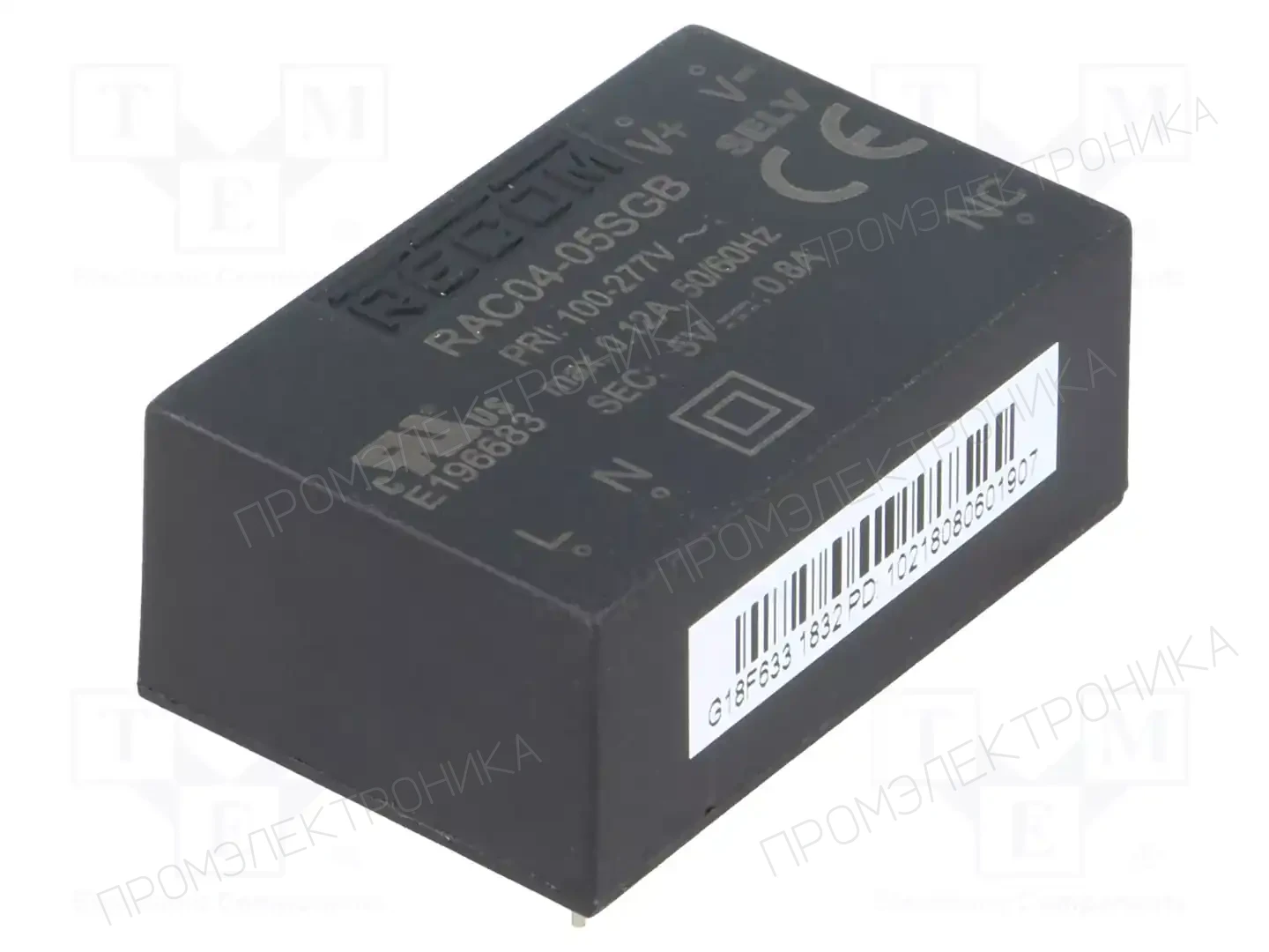 RECOM RAC04-05SGB — Преобразователи AC/DC для PCB