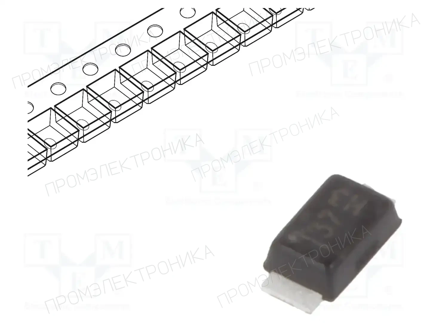 DIODES INCORPORATED PD3S160-7 — Диоды Шотки SMD