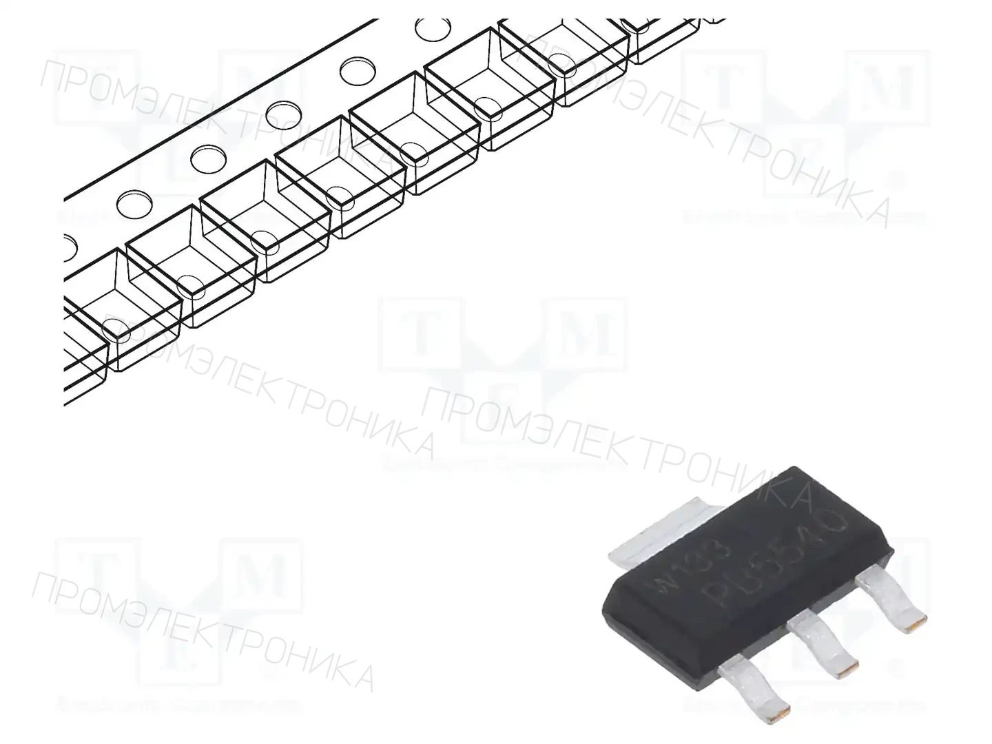 NEXPERIA PBSS5540Z,115 — Транзисторы PNP SMD