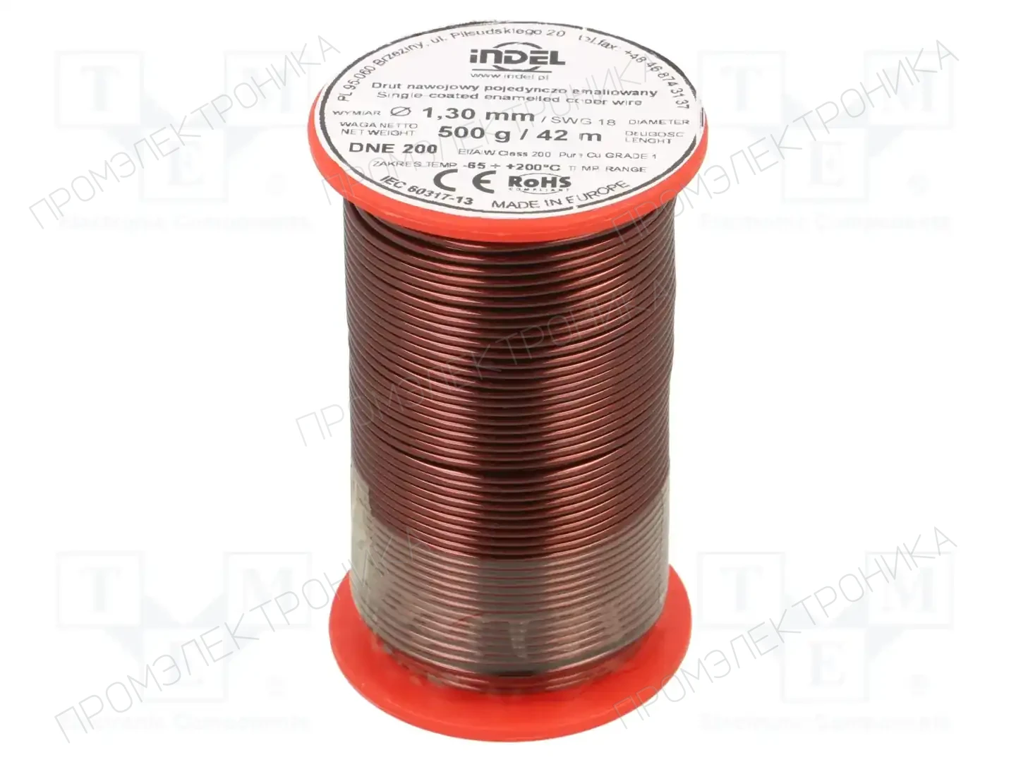 INDEL DNE1,30-500G — Проволока обмоточная