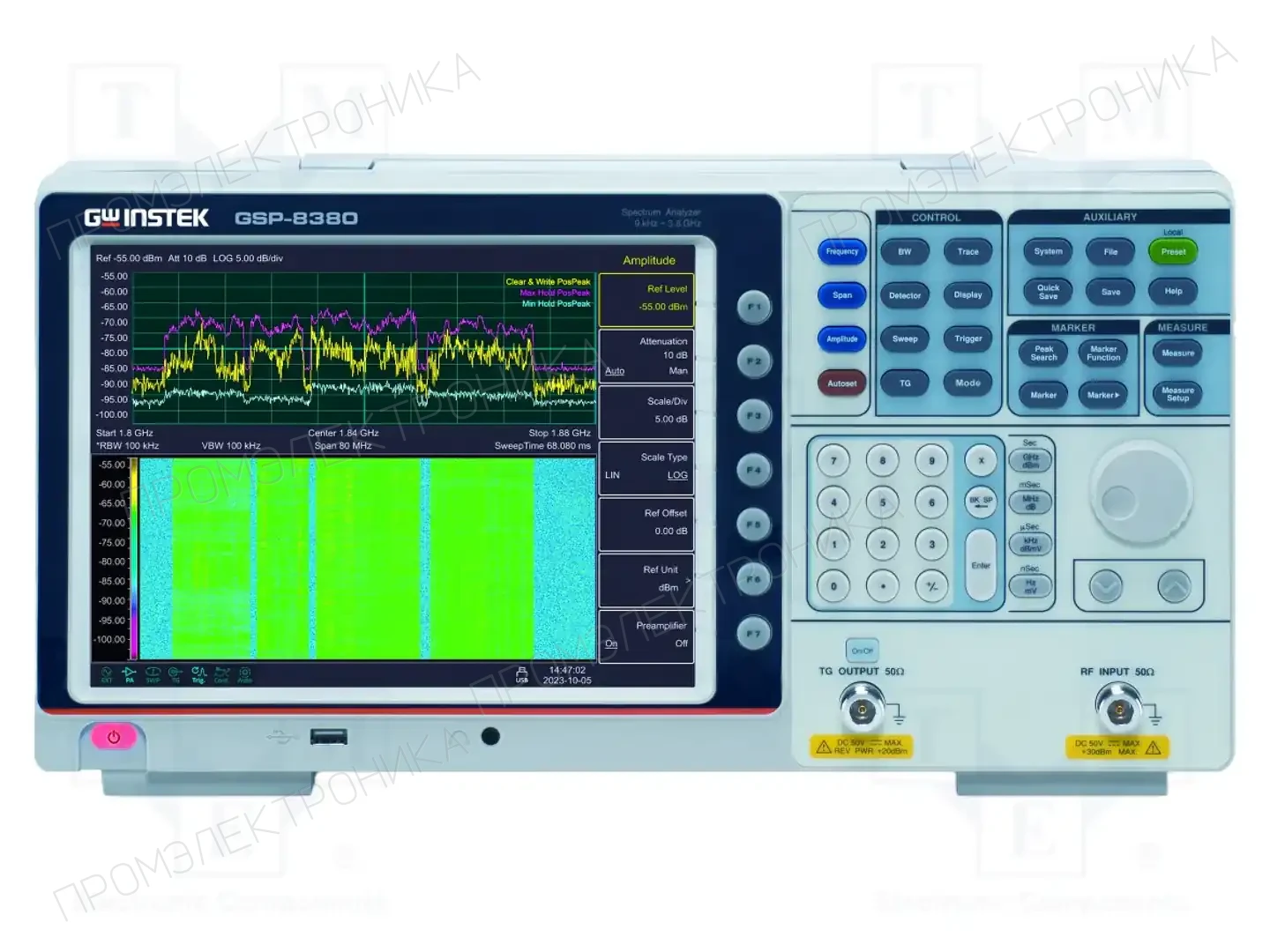 GW INSTEK GSP-8380 (TG) (CE) — Анализаторы спектра