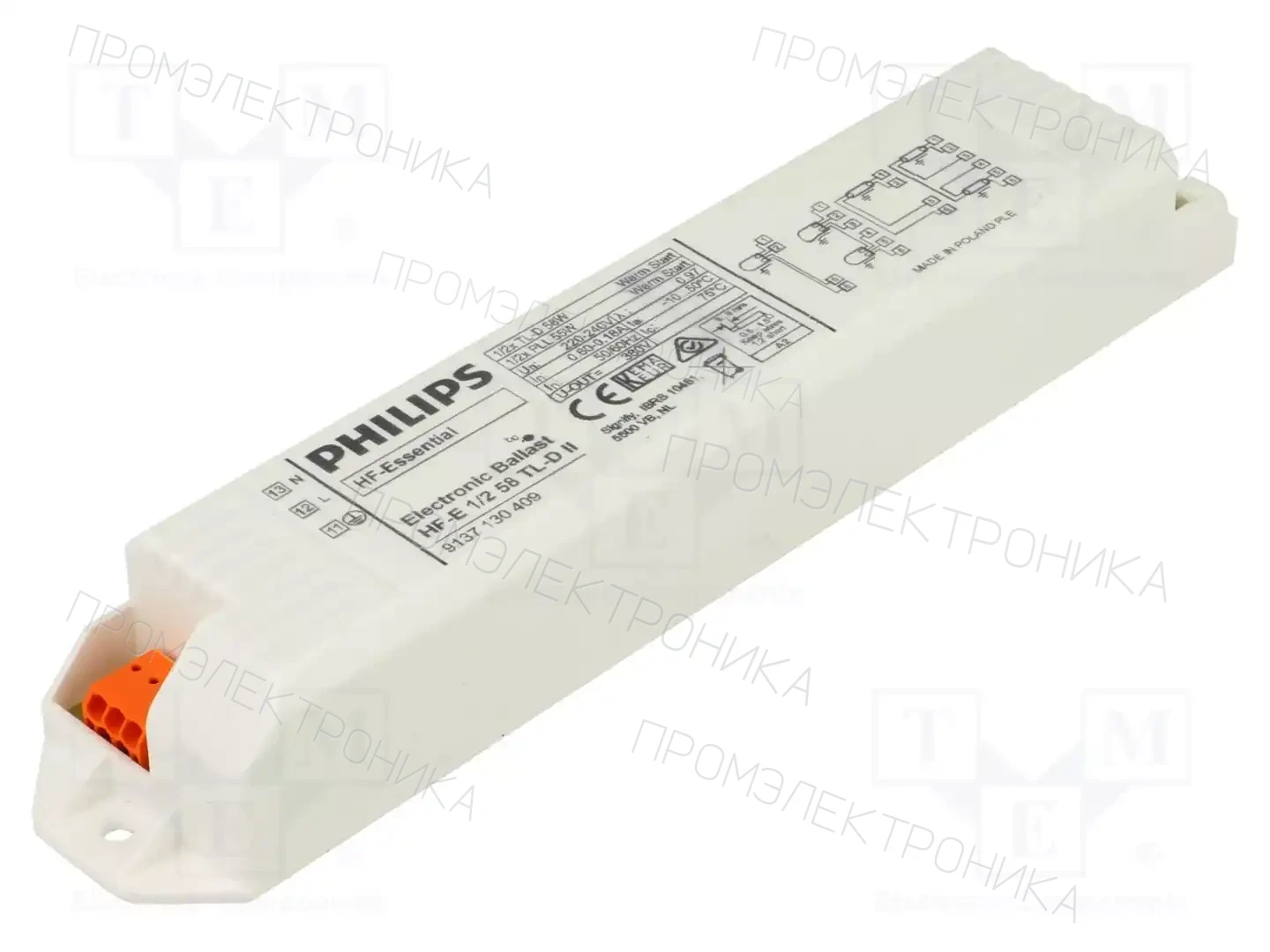 PHILIPS HF-E II 1/2 58 TL-D 220-240 50/60HZ — Балласты