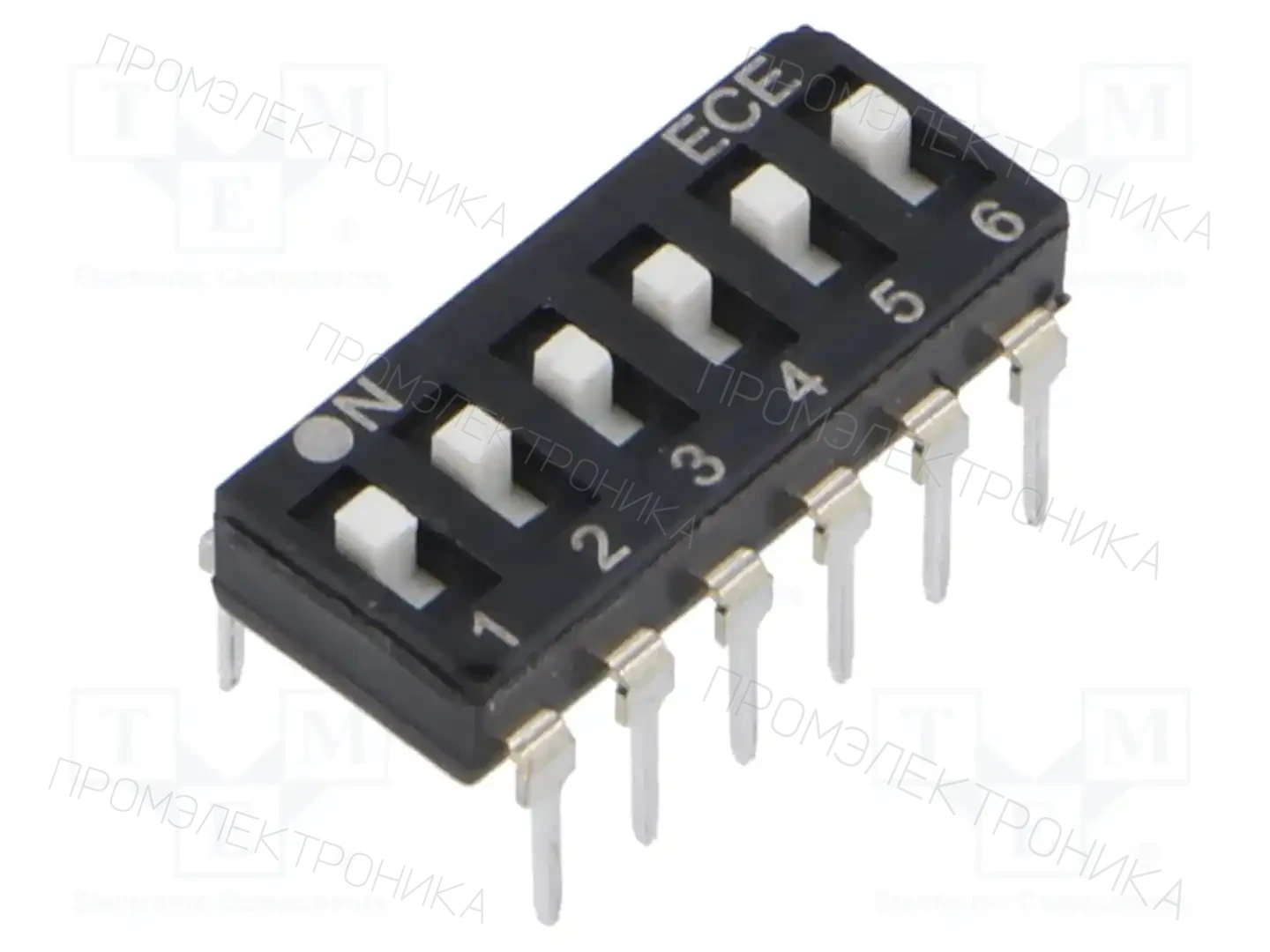 ECE EAM106EZ — Переключатели типа Dip-Switch
