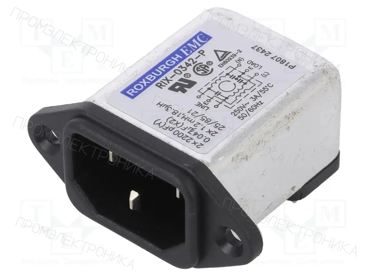 ROXBURGH EMC RIX0342P — Разъемы IEC 60320