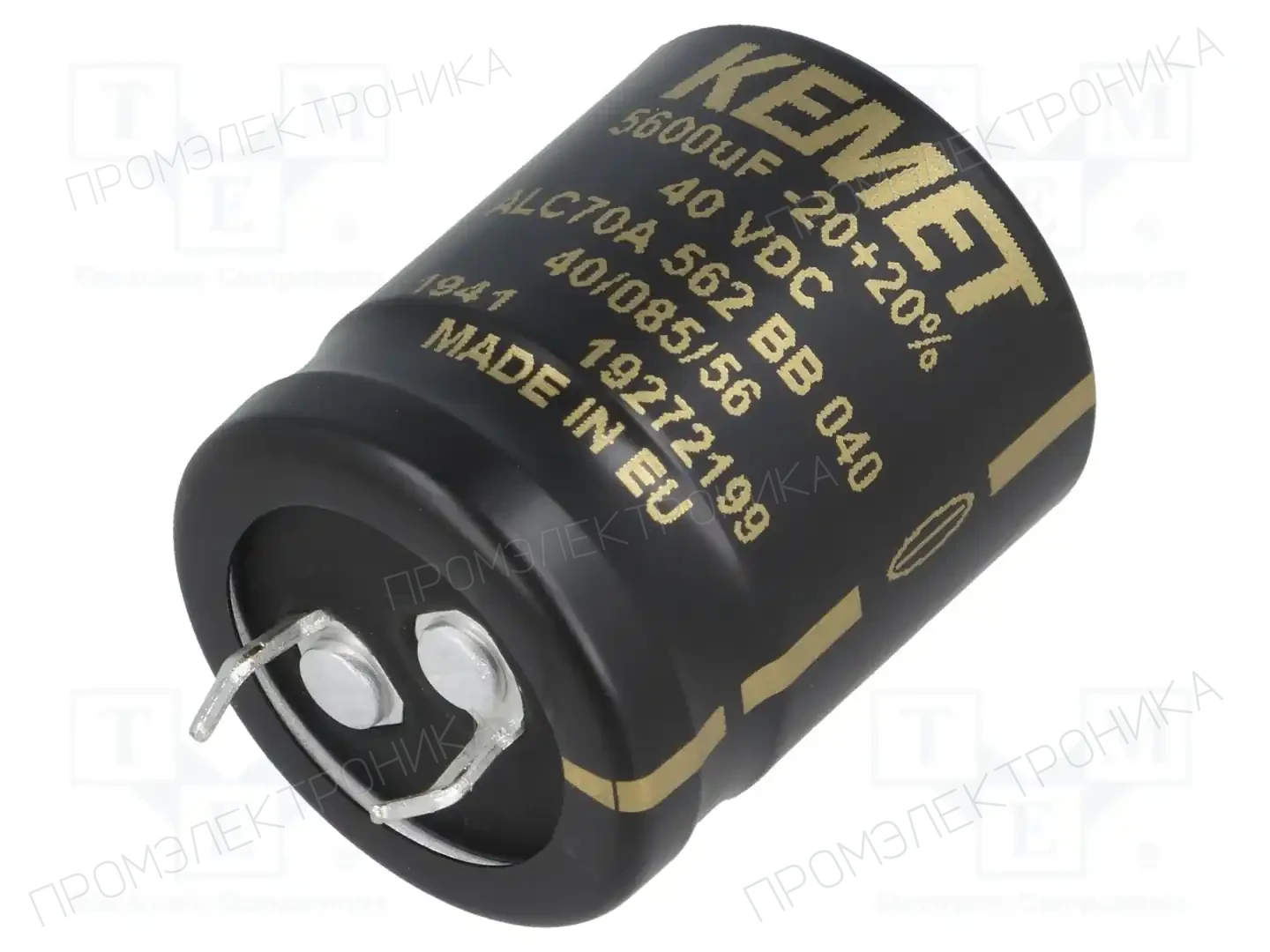 KEMET ALC70A562BB040 — Конденсаторы электролитические SNAP-IN