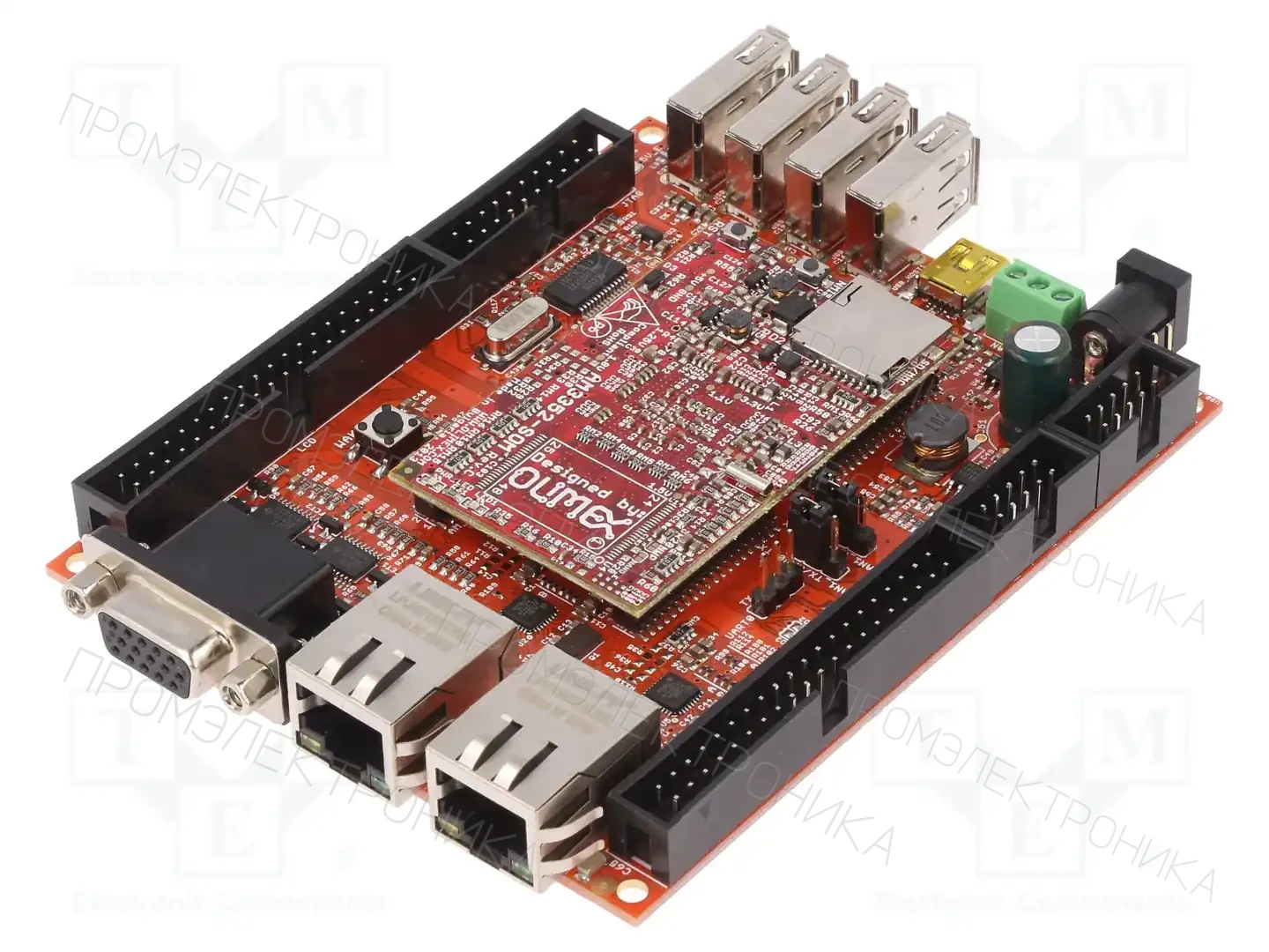 OLIMEX AM3352-SOM-EVB-IND — Одноплатные компьютеры