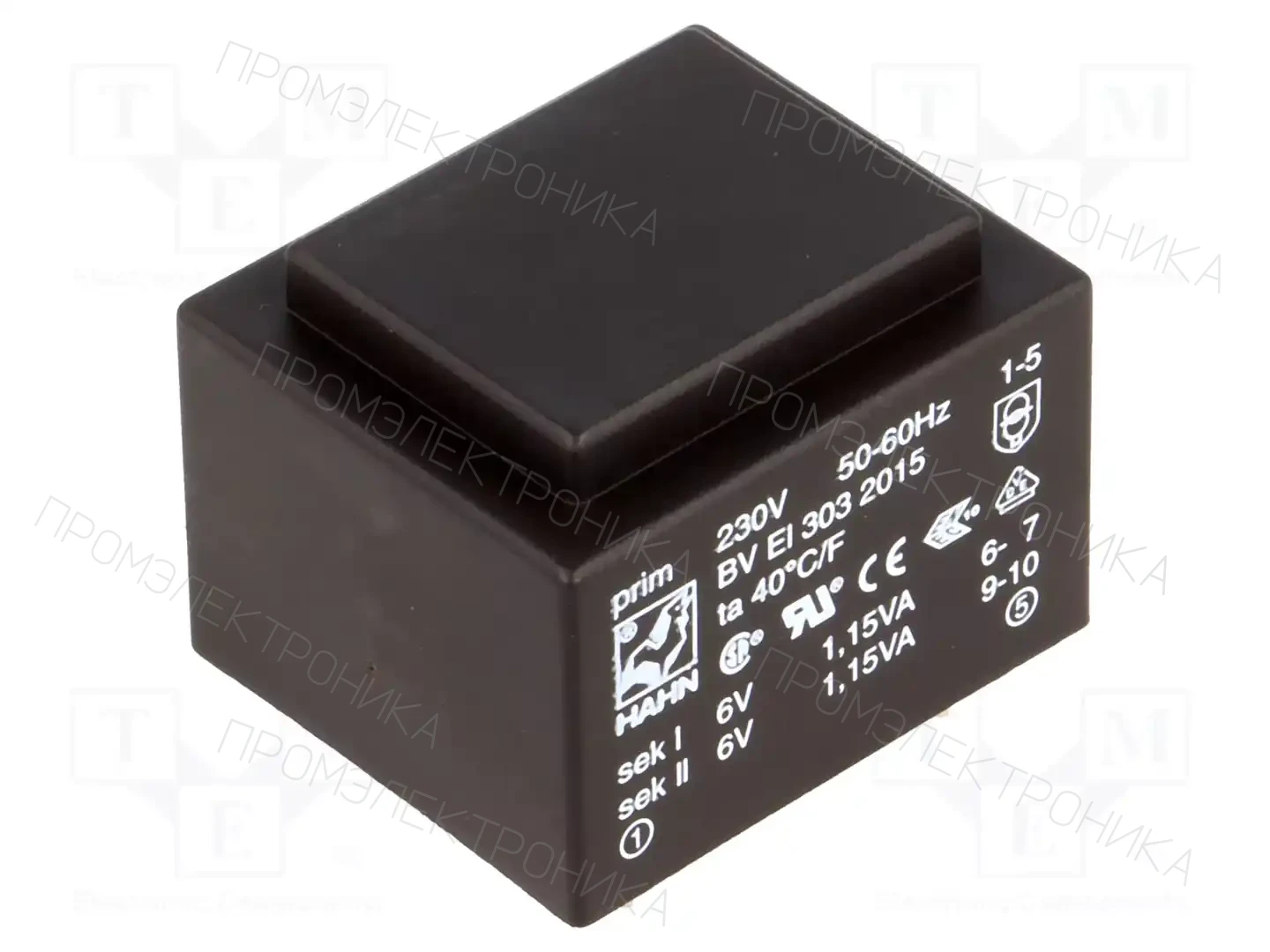 HAHN BV EI 303 2015 — Трансформаторы PCB