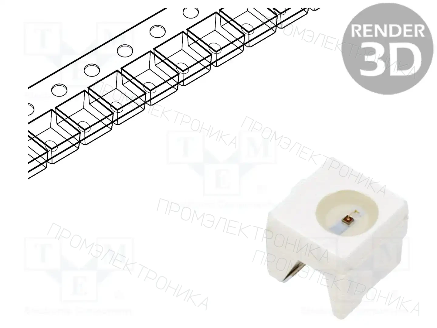 ams OSRAM LR A67F-U2BB-1-1 — Светодиоды SMD цветные