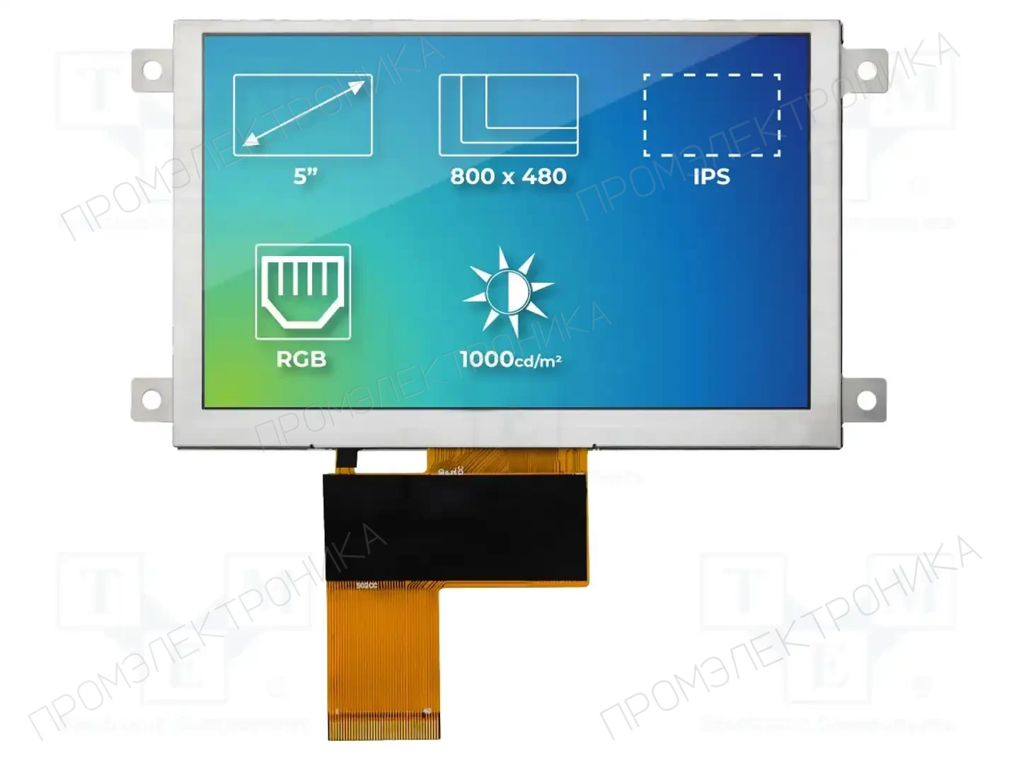 Riverdi SM-RVT50HQTFWN00 — Дисплеи TFT