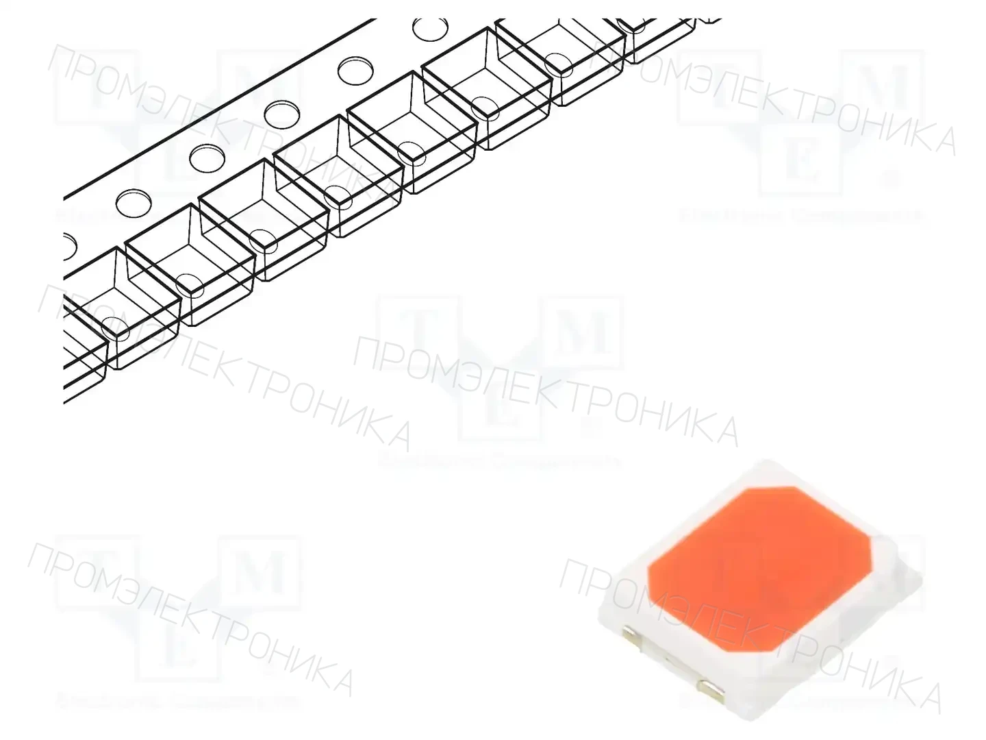 FORYARD FYLS-2835URR-0.5W — Светодиоды SMD цветные