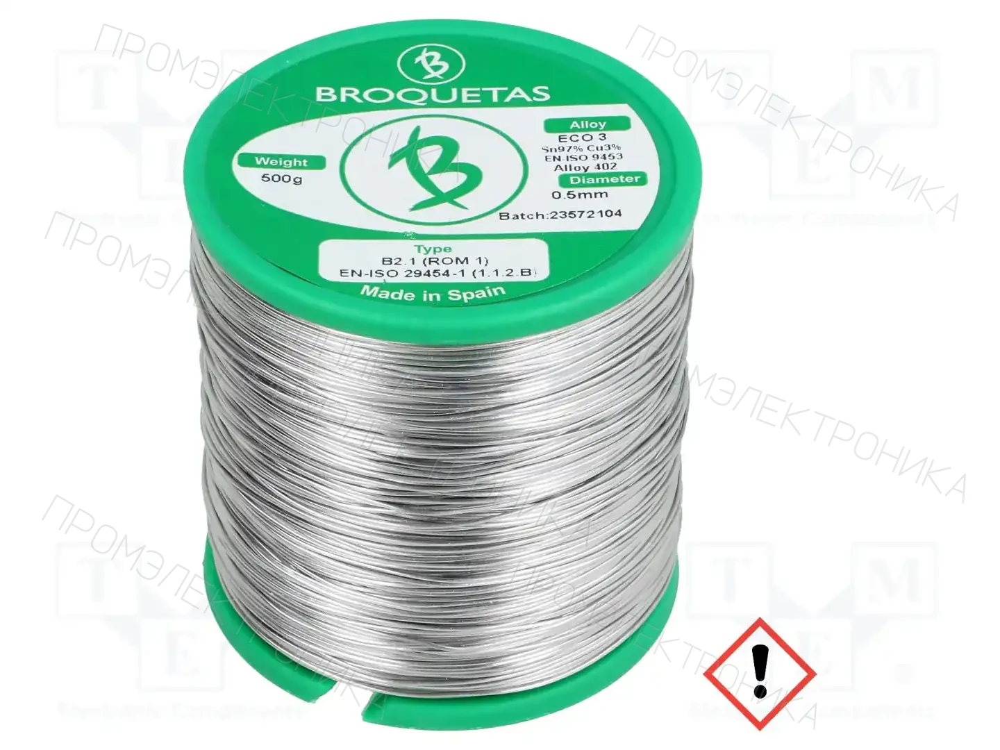 BROQUETAS ECO3 B2.1 0,5MM 500GR — Паяльные провода бессвинцовые