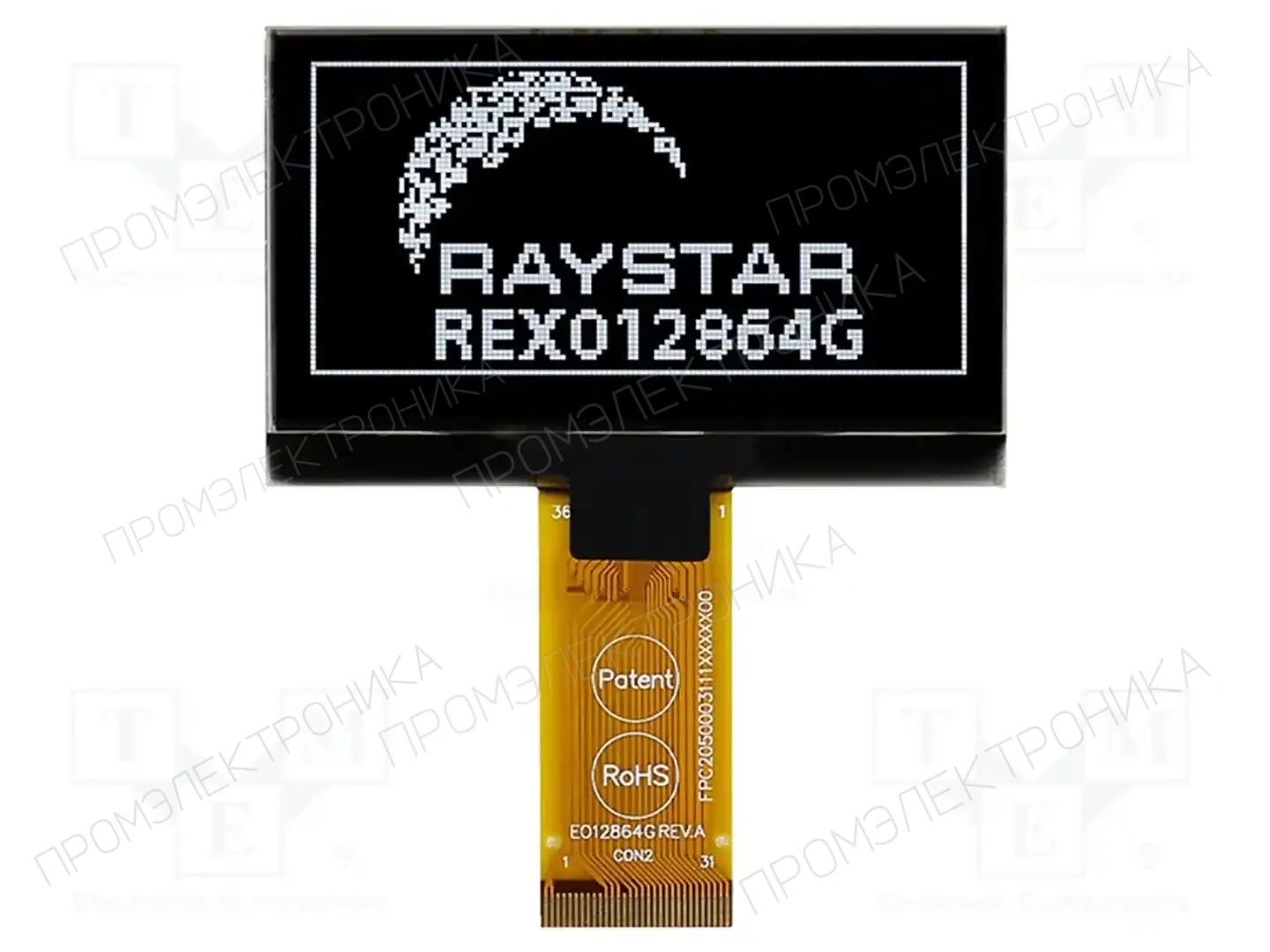 RAYSTAR OPTRONICS REX012864GWPP3N00000 — Дисплеи OLED графические