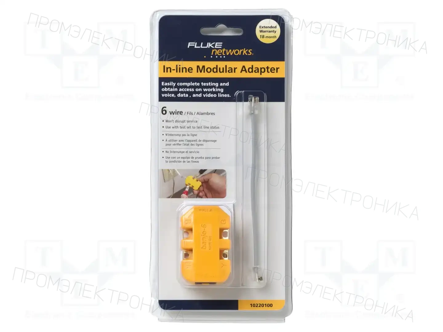 FLUKE NETWORKS 10220100 — Тестеры компьютерных и телефонных сетей