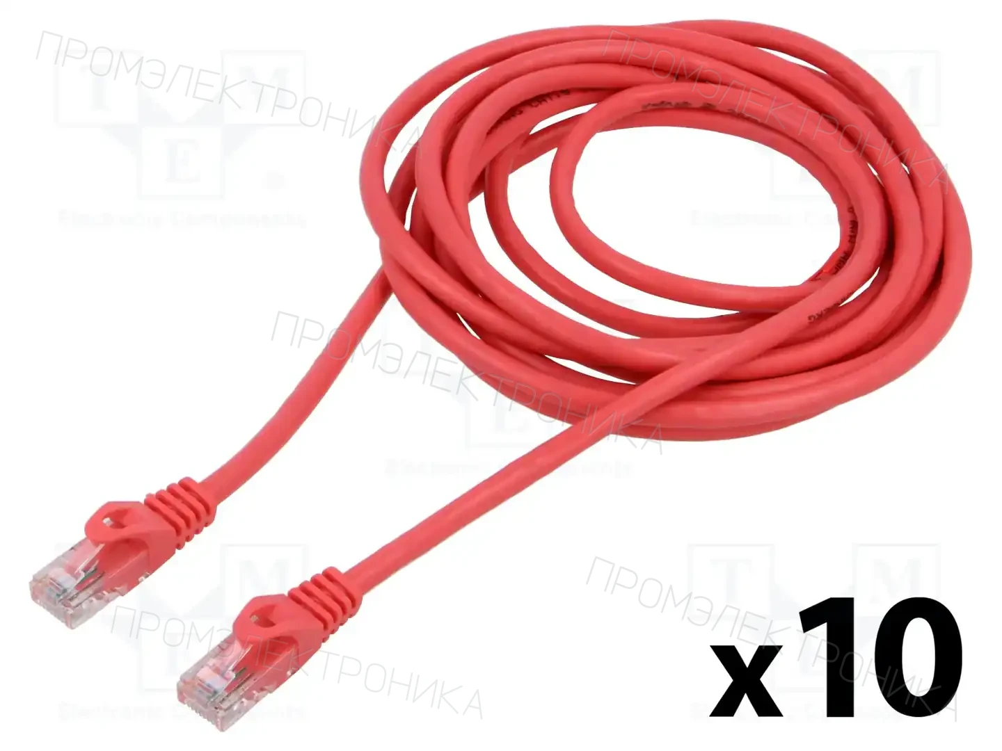 LANBERG PCU6-20CC-0300-R — Кабели и адаптеры RJ45