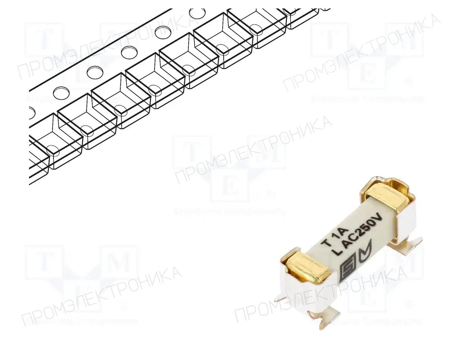SCHURTER 3404.2416.22 — Предохранители SMD UMZ медленные