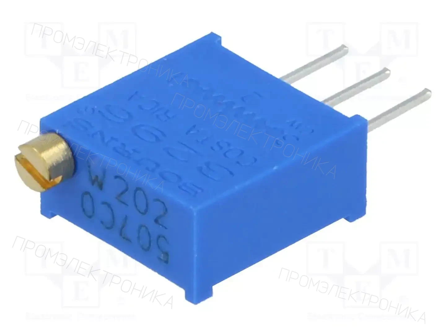 BOURNS 3296W-1-202LF — Потенциометры THT многооборотные 3/8 дм