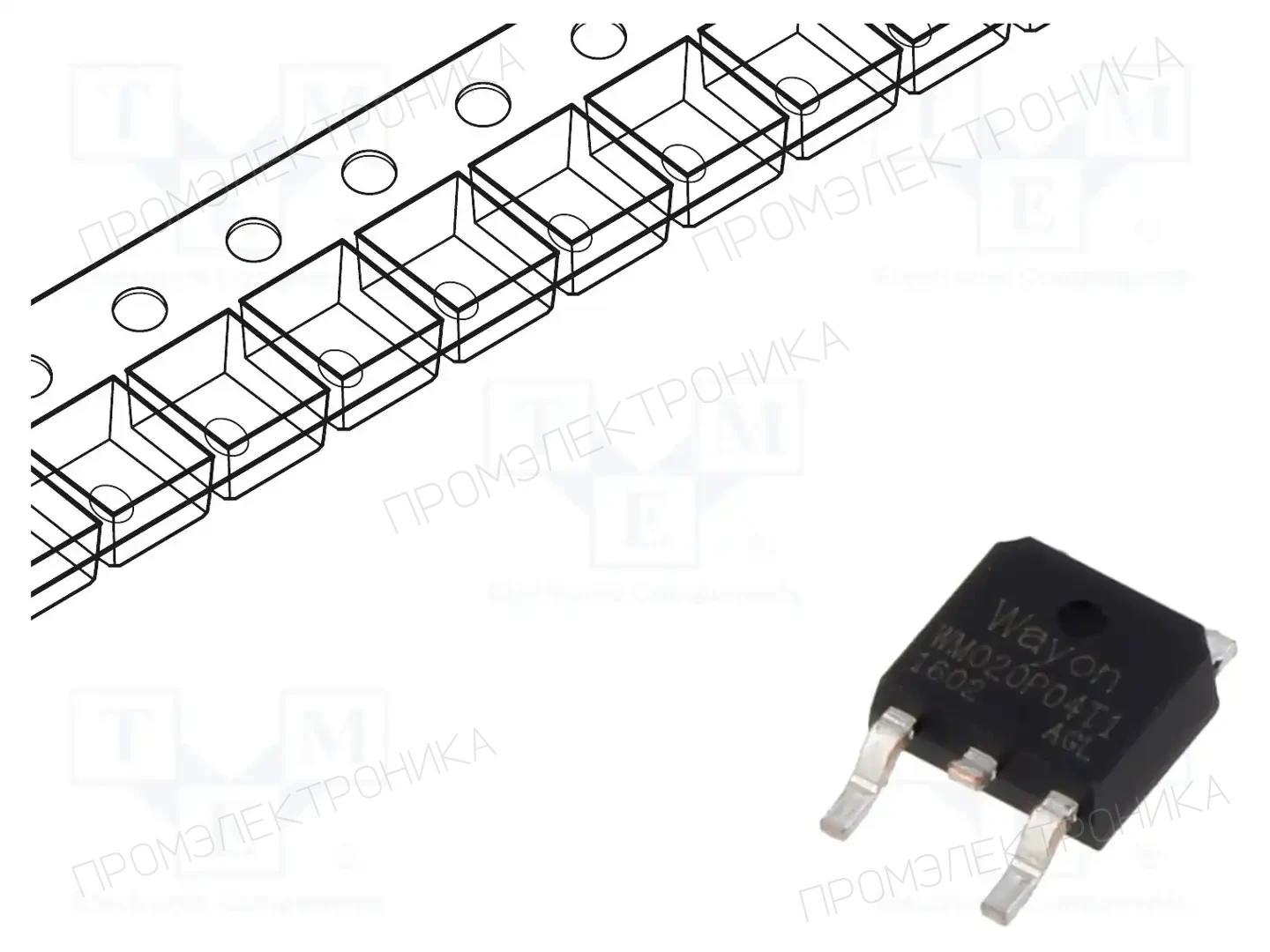 WAYON WMO20P04T1 — Транзисторы с каналом P SMD