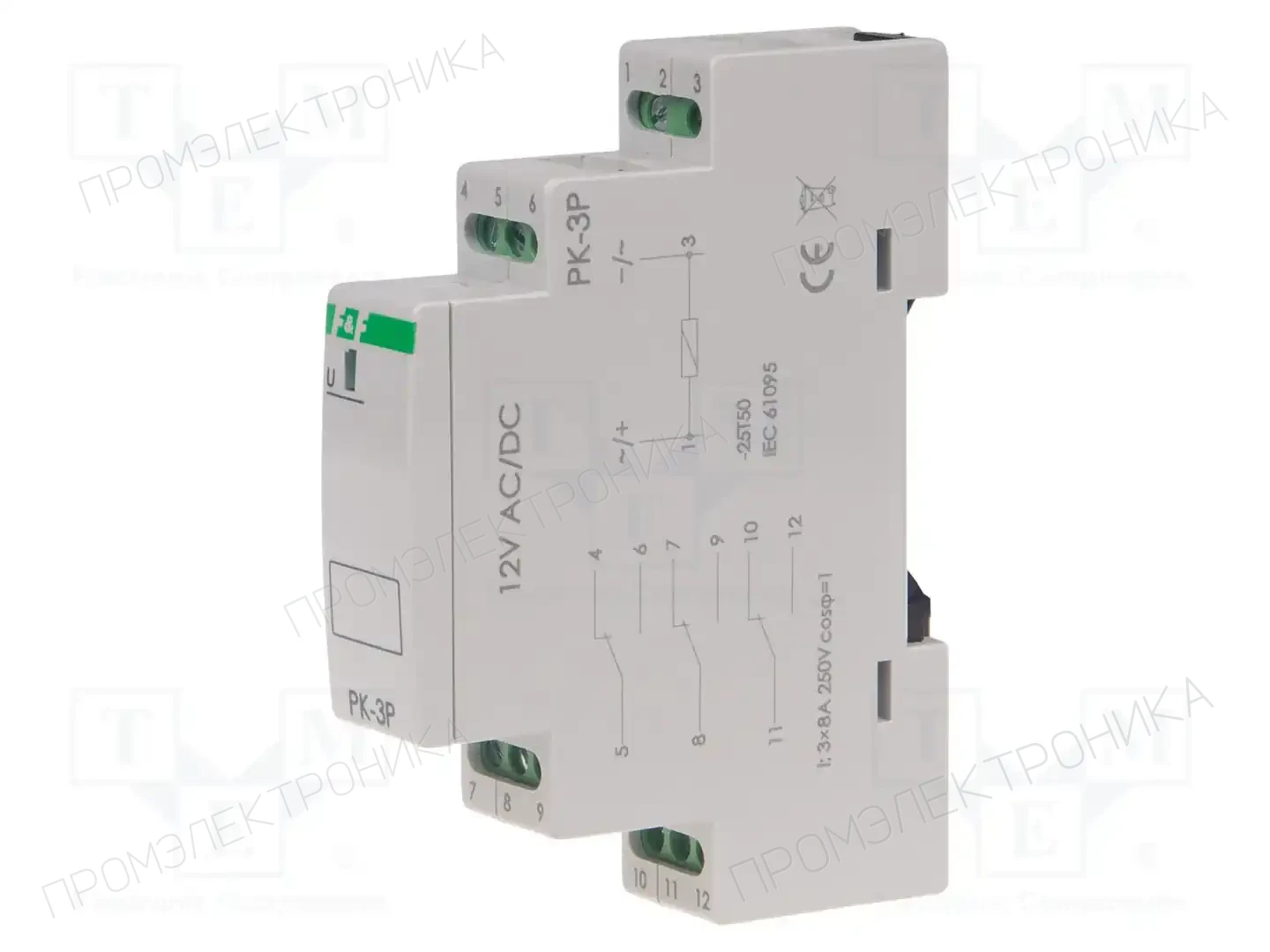 F&F PK-3P-12V — Монтажные реле