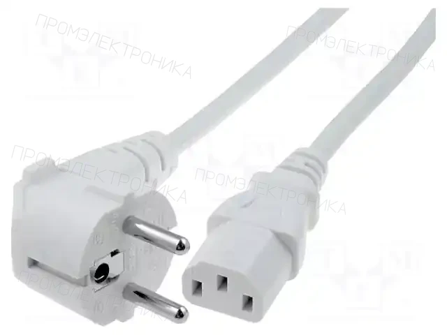 LIAN DUNG LT322+501 H05VV-F 3X1.0 1.8M WHT — Кабели питания компьютерные и универс
