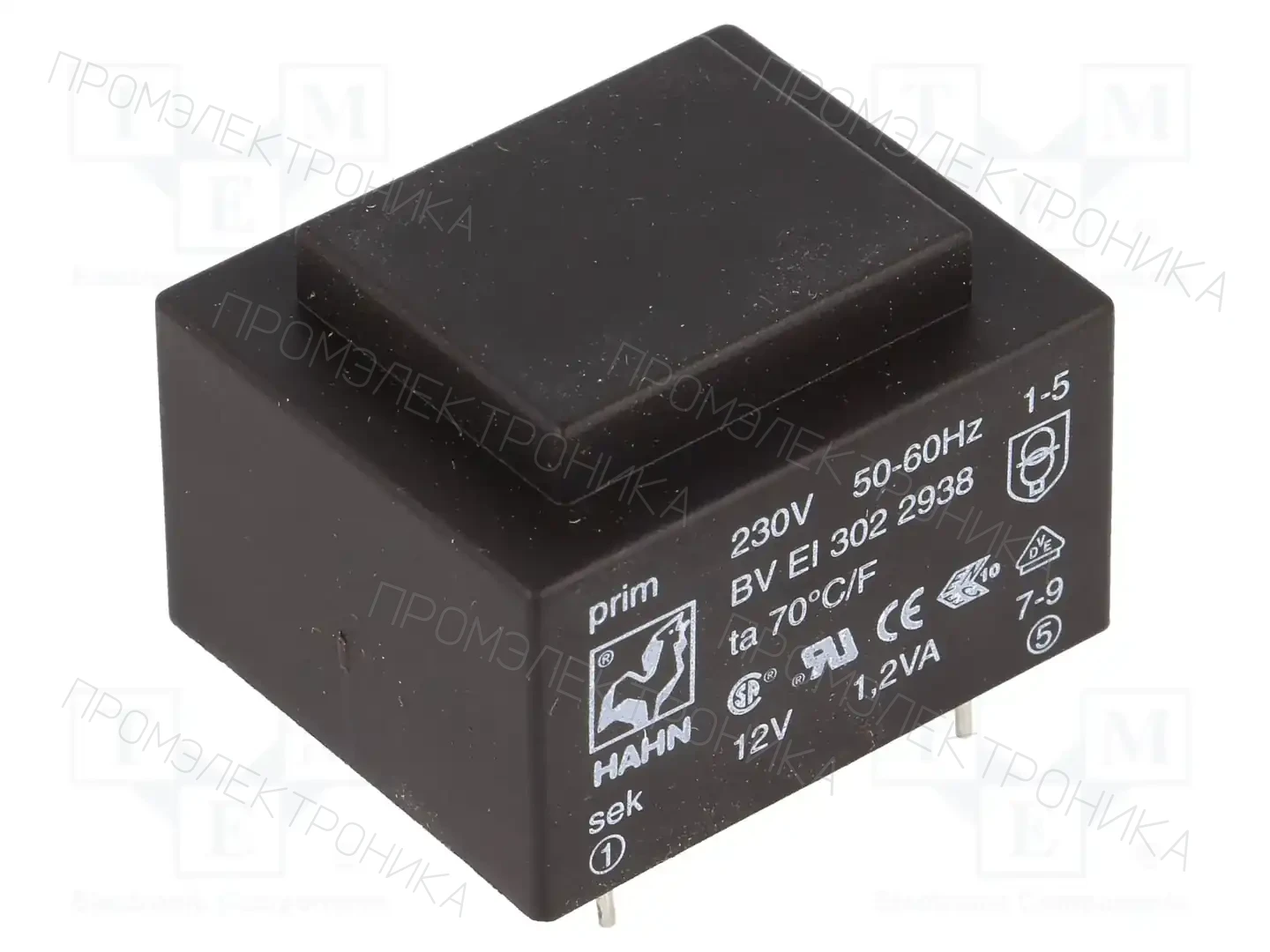 HAHN BV EI 302 2938 — Трансформаторы PCB