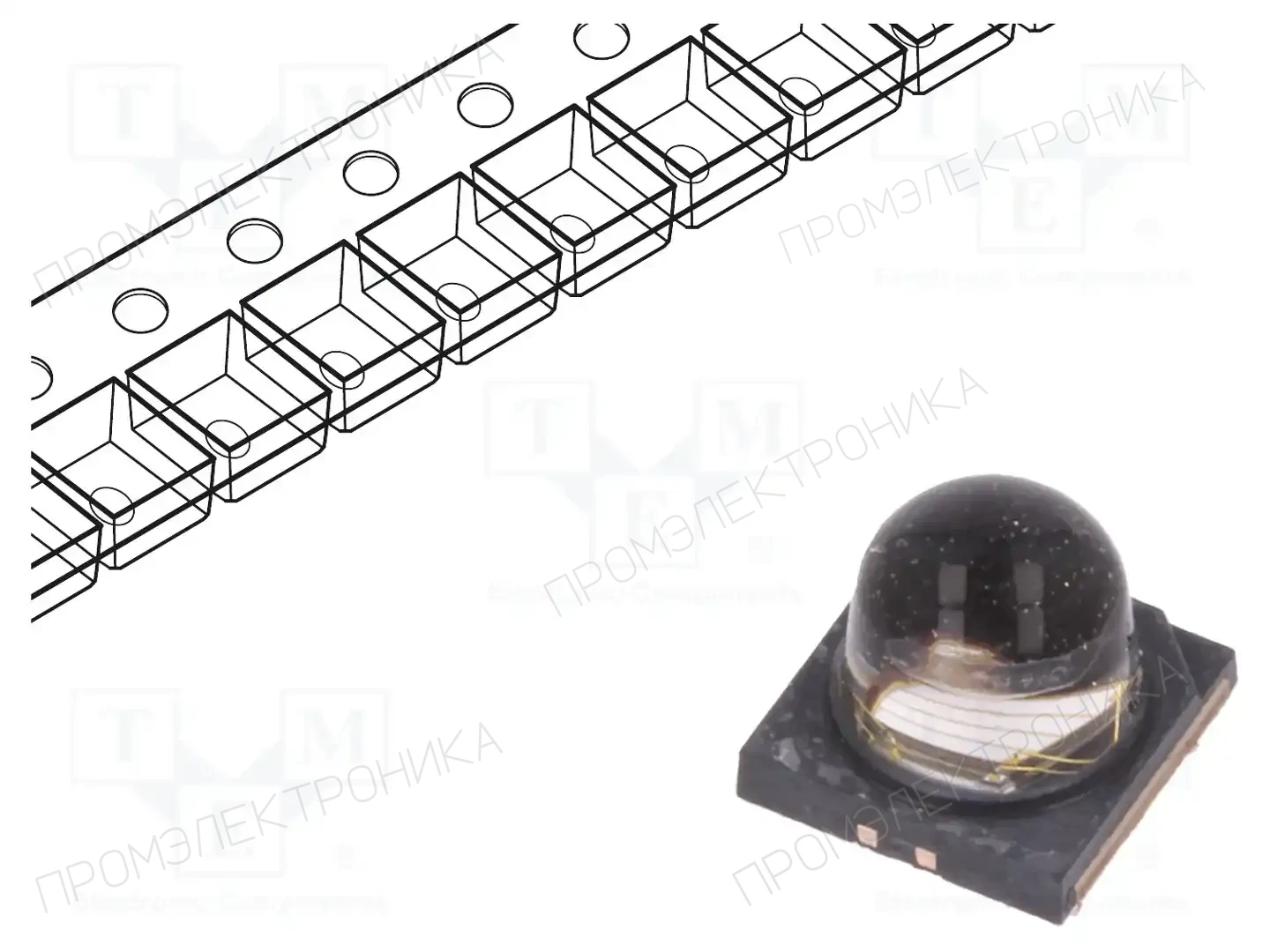 ProLight Opto PK2B-3JLE-GNVL — Светодиоды УФ