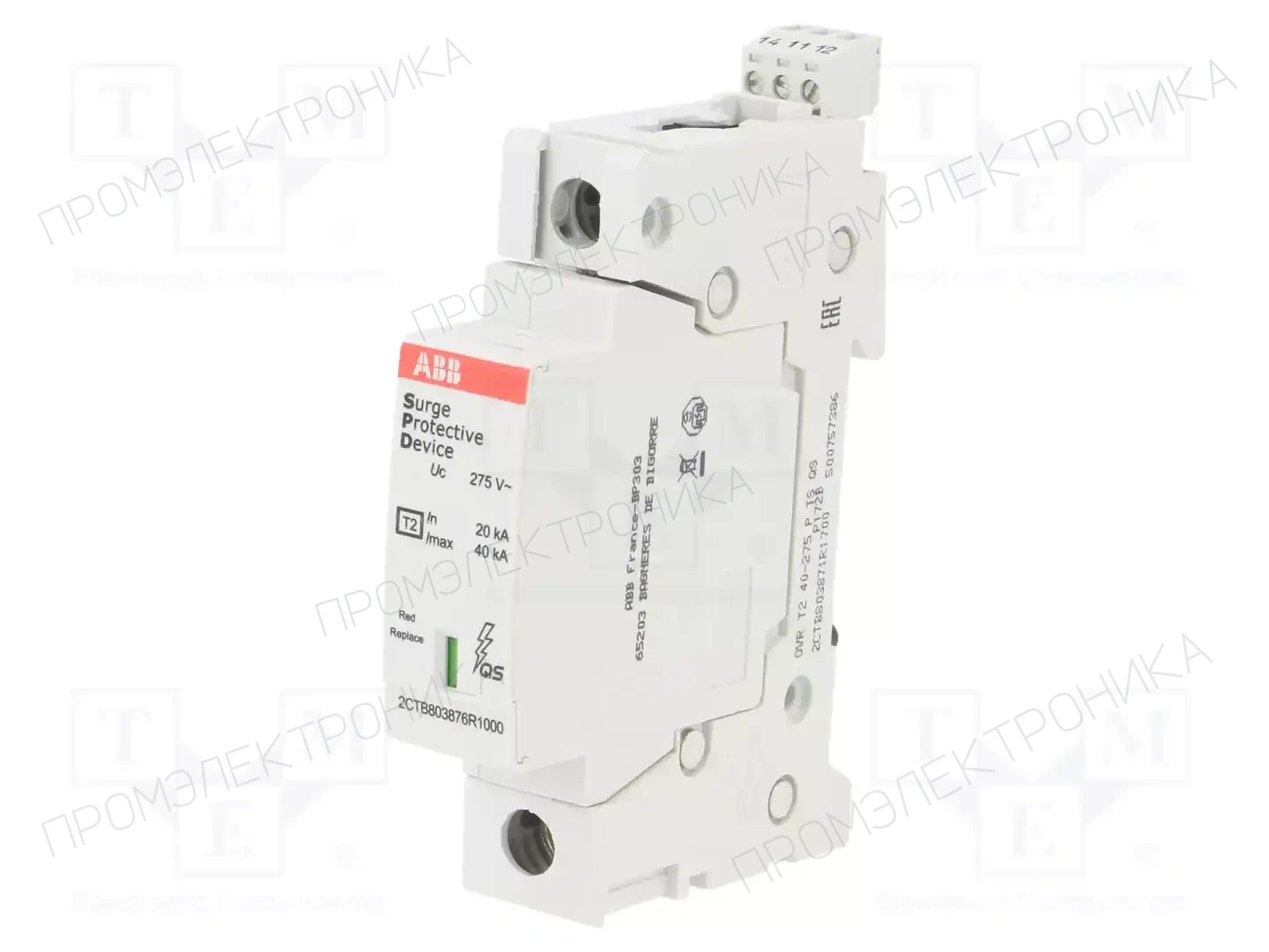 ABB OVR T2 40-275 P TS QS — Ограничители перенапряжения