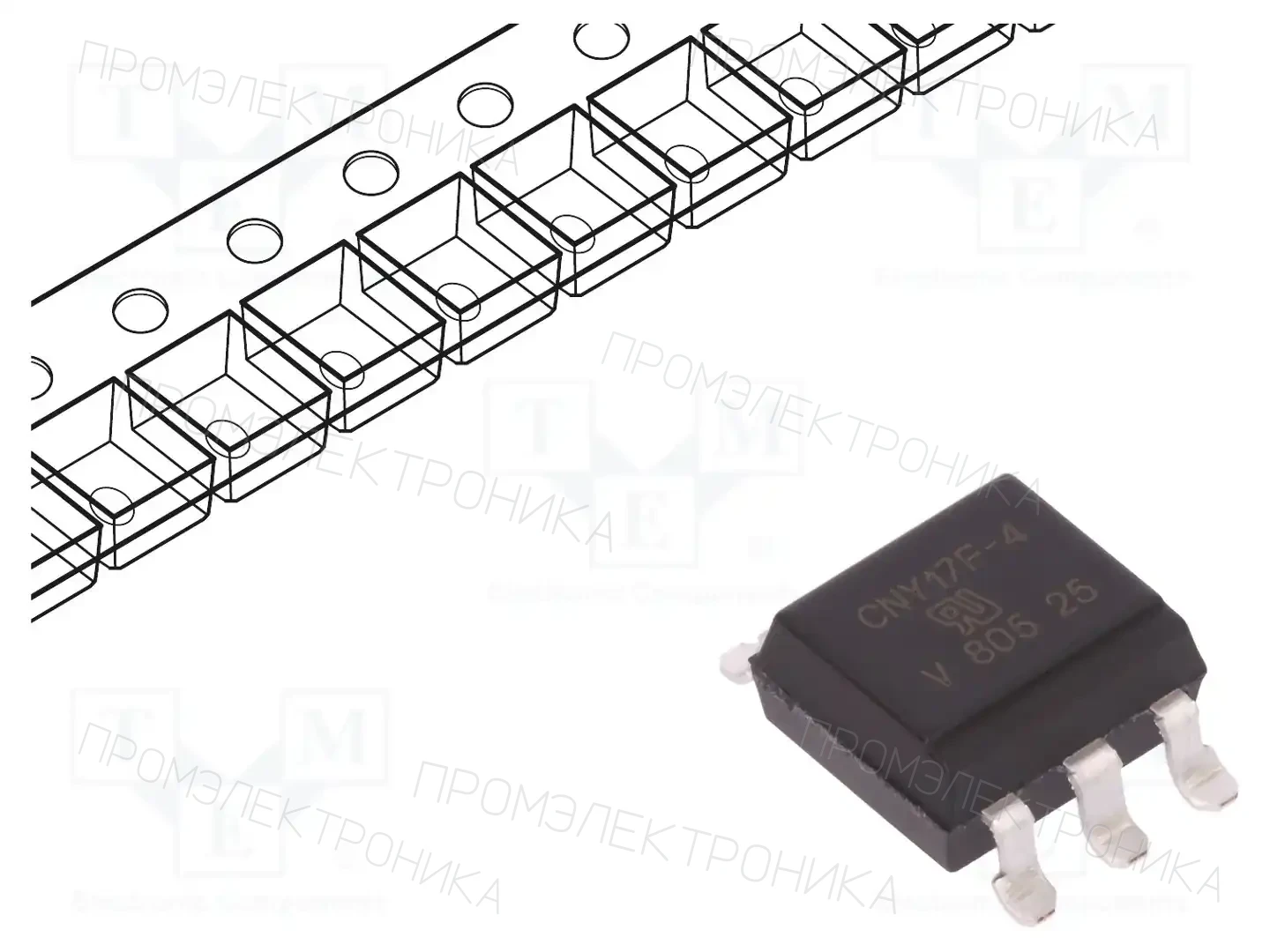 VISHAY CNY17F-4X007T — Оптроны – аналоговый выход