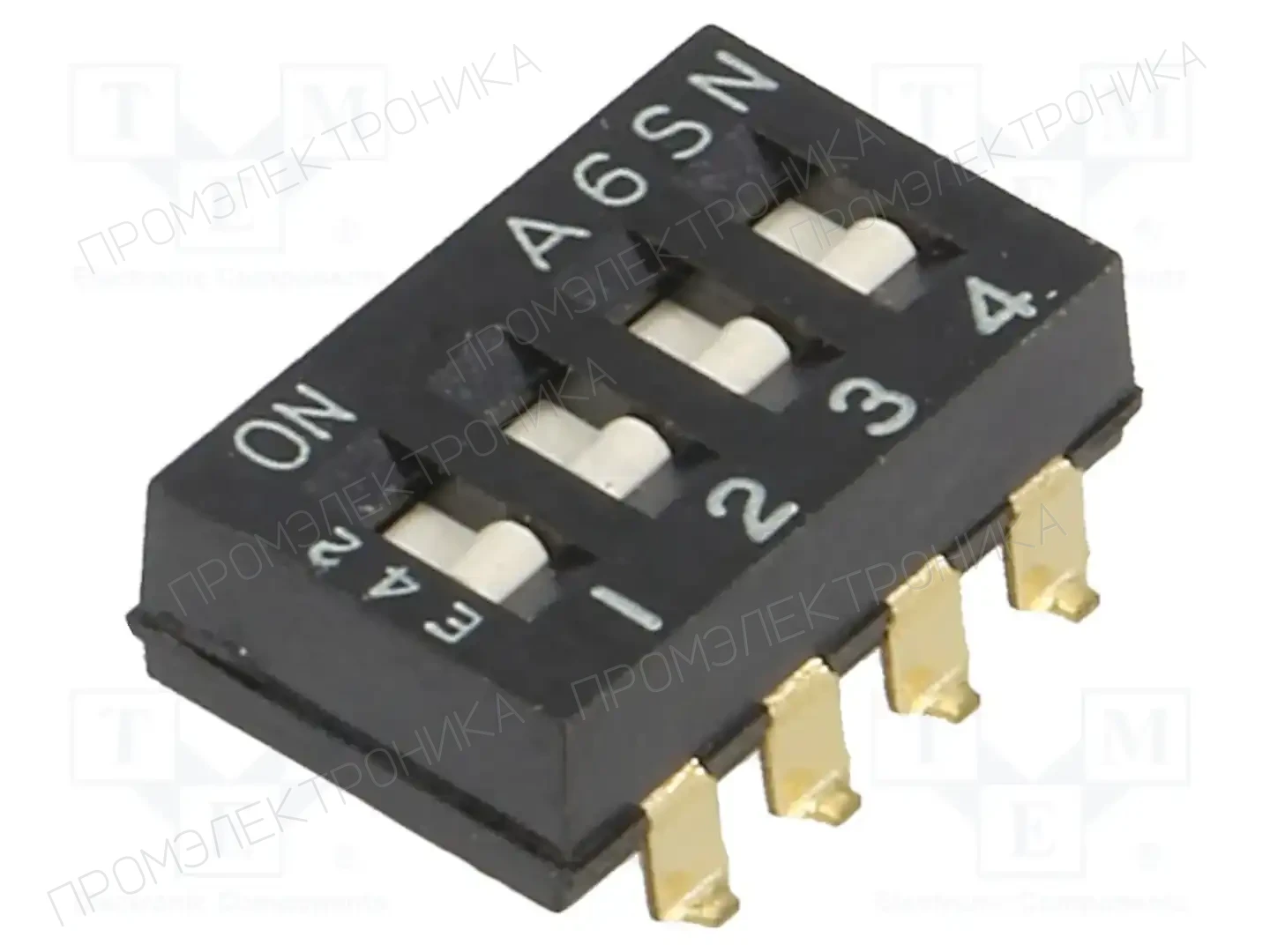 OMRON Electronic Components A6SN-4101 — Переключатели типа Dip-Switch