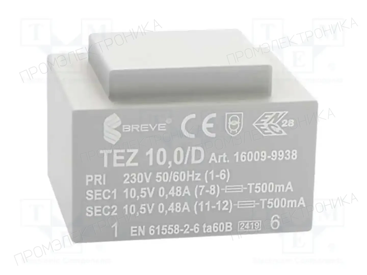 BREVE TUFVASSONS 16009-9938 — Трансформаторы PCB