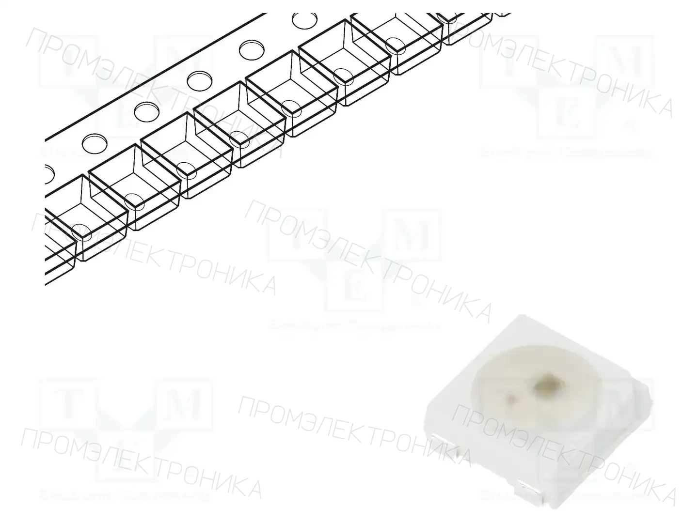 LITEON LTST-E563CEGBW — Светодиоды SMD цветные