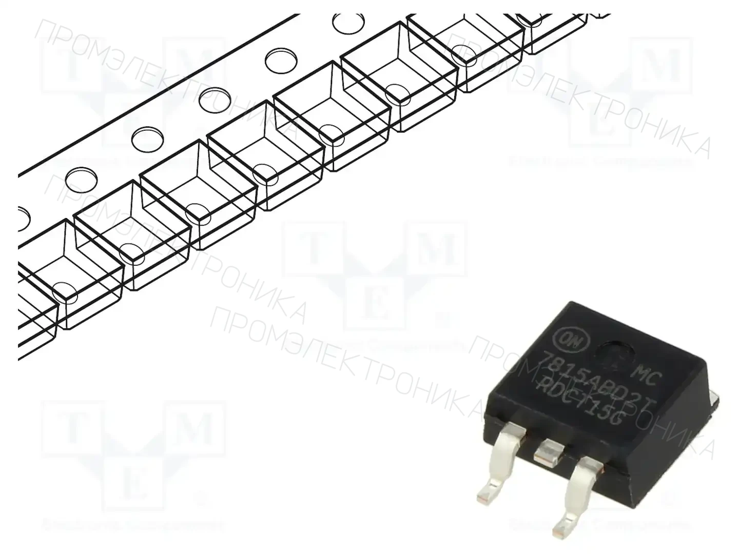 onsemi MC7815ABD2TR4G — Стабилизаторы напряжения нерегулируемые