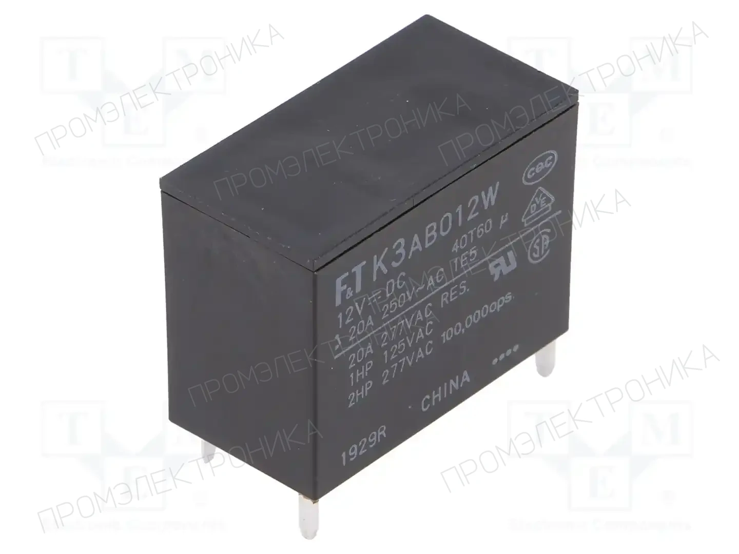 FCL Components FTR-K3AB012W — Электромагнитное реле мощности