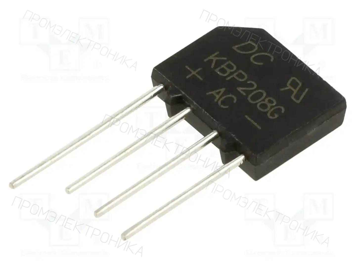 DC COMPONENTS KBP208G — Однофазные мосты диодные плоские