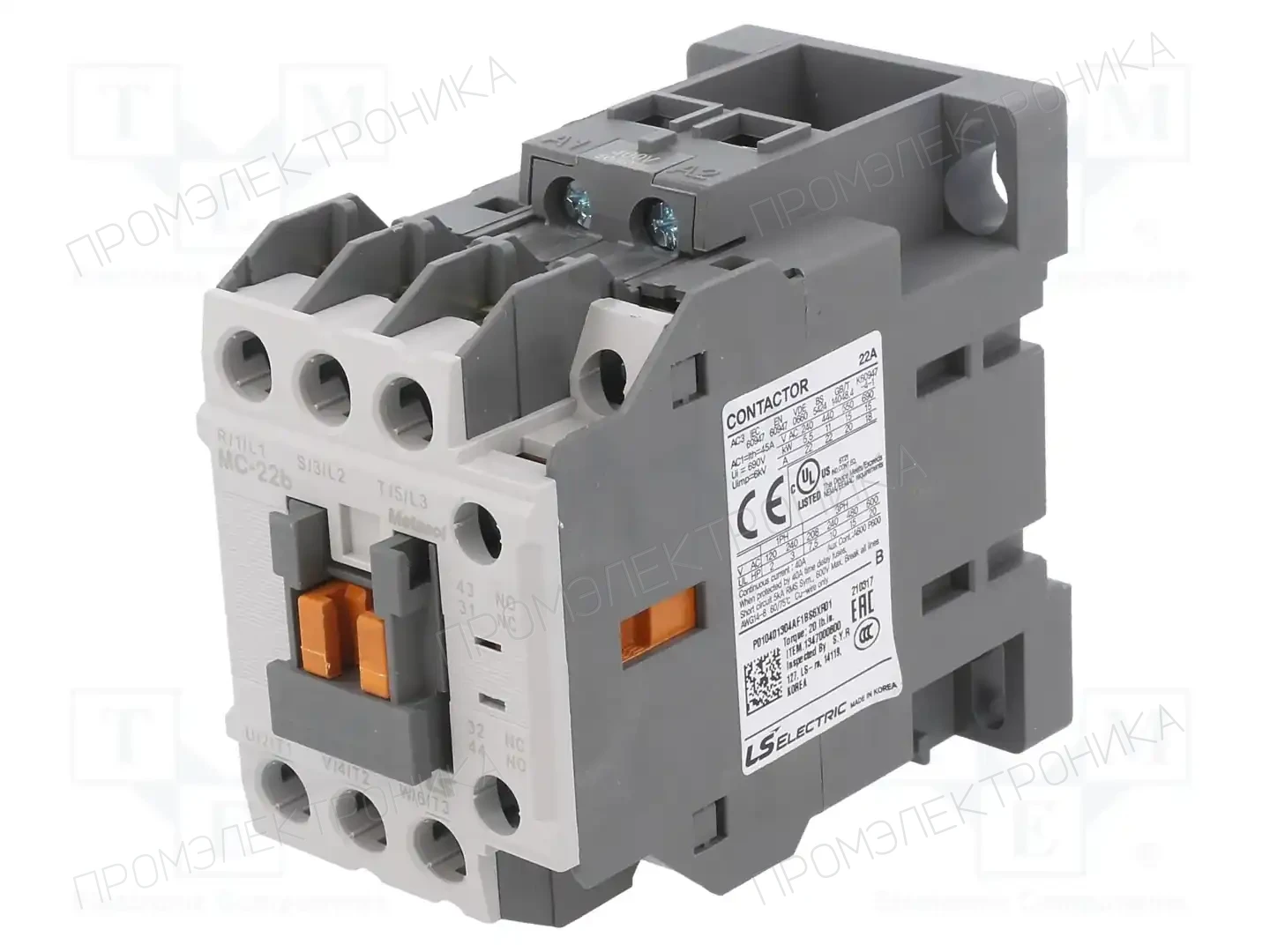 LS ELECTRIC MC-22B 400VAC 1A1B — Контакторы - главные модули