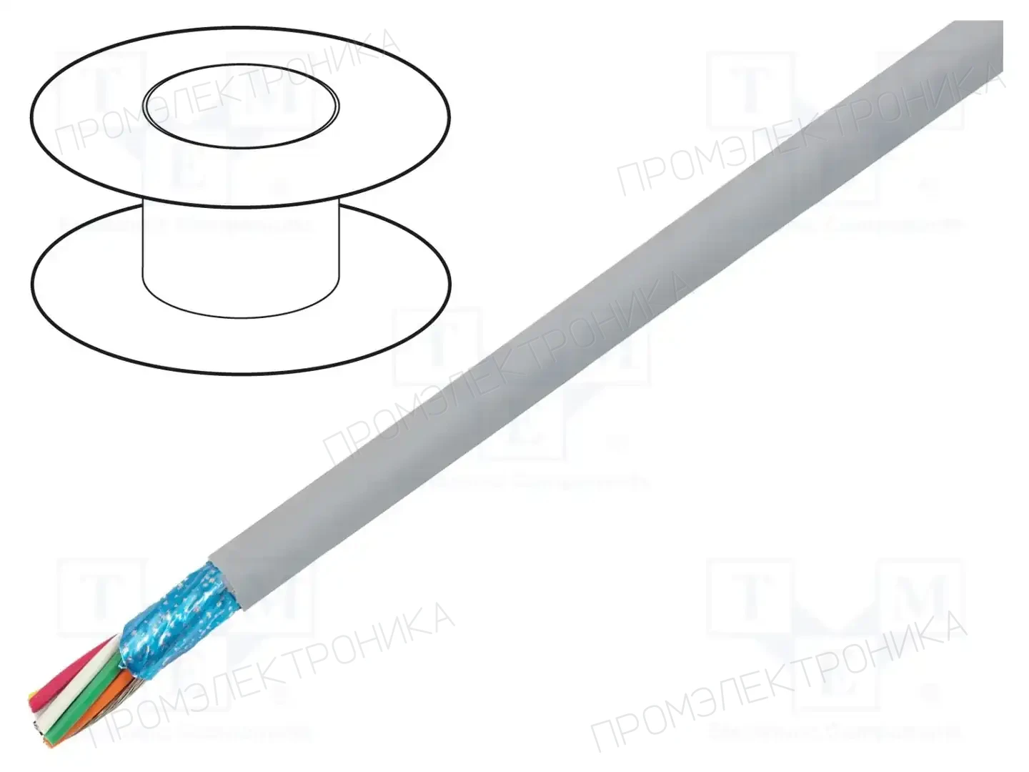 ALPHA WIRE 78108 SL001 — Провода многожильные экранированные