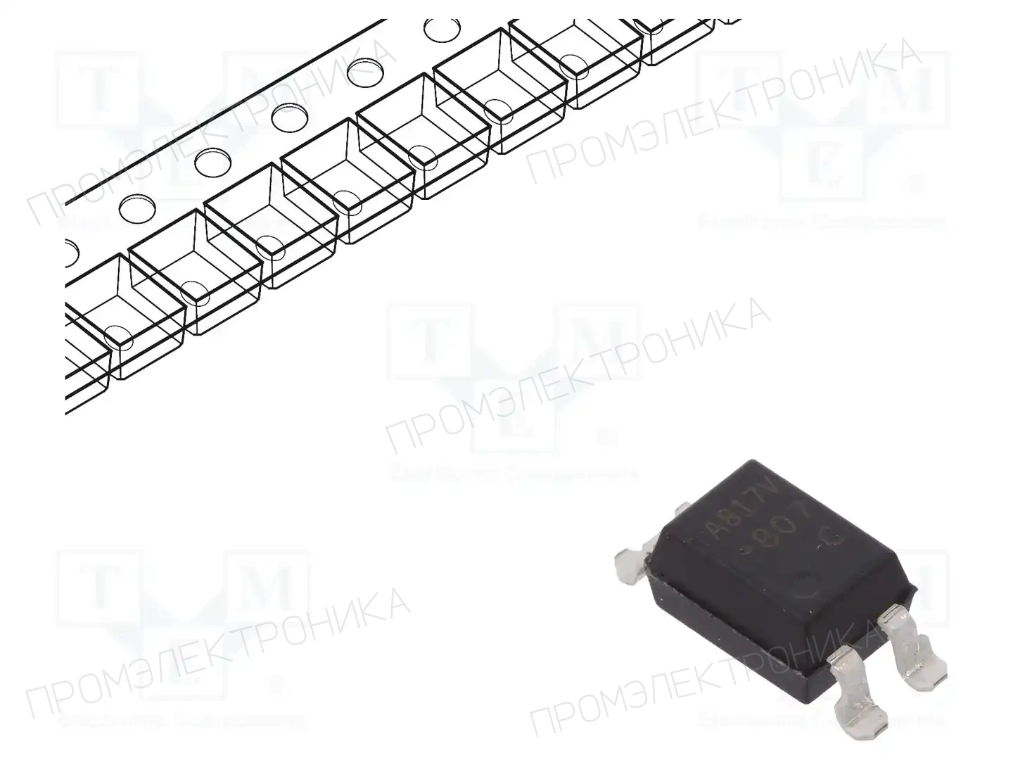 BROADCOM (AVAGO) HCPL-817-56CE — Оптроны – аналоговый выход