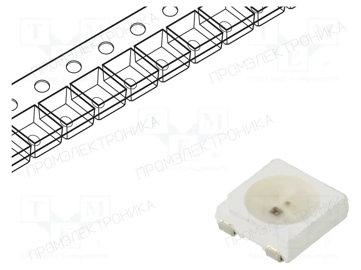BRIGHTEK (EUROPE) N0M68S40IC — Светодиоды SMD цветные
