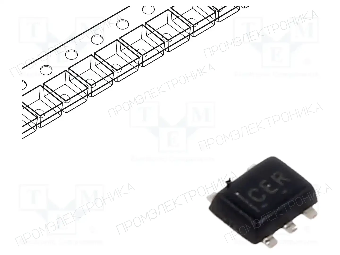 Texas Instruments SN74LVC1G08DRLR — Ворота, инверторы