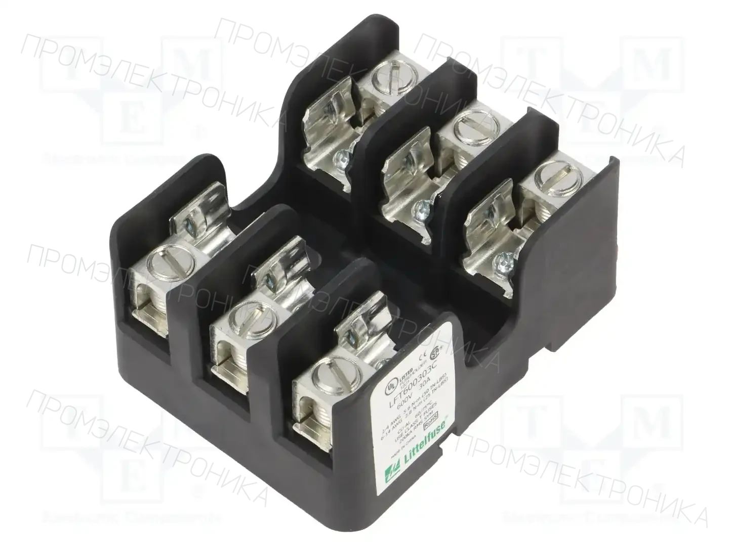 LITTELFUSE LFT600303C — Гнезда предохранительные на DIN-рейку