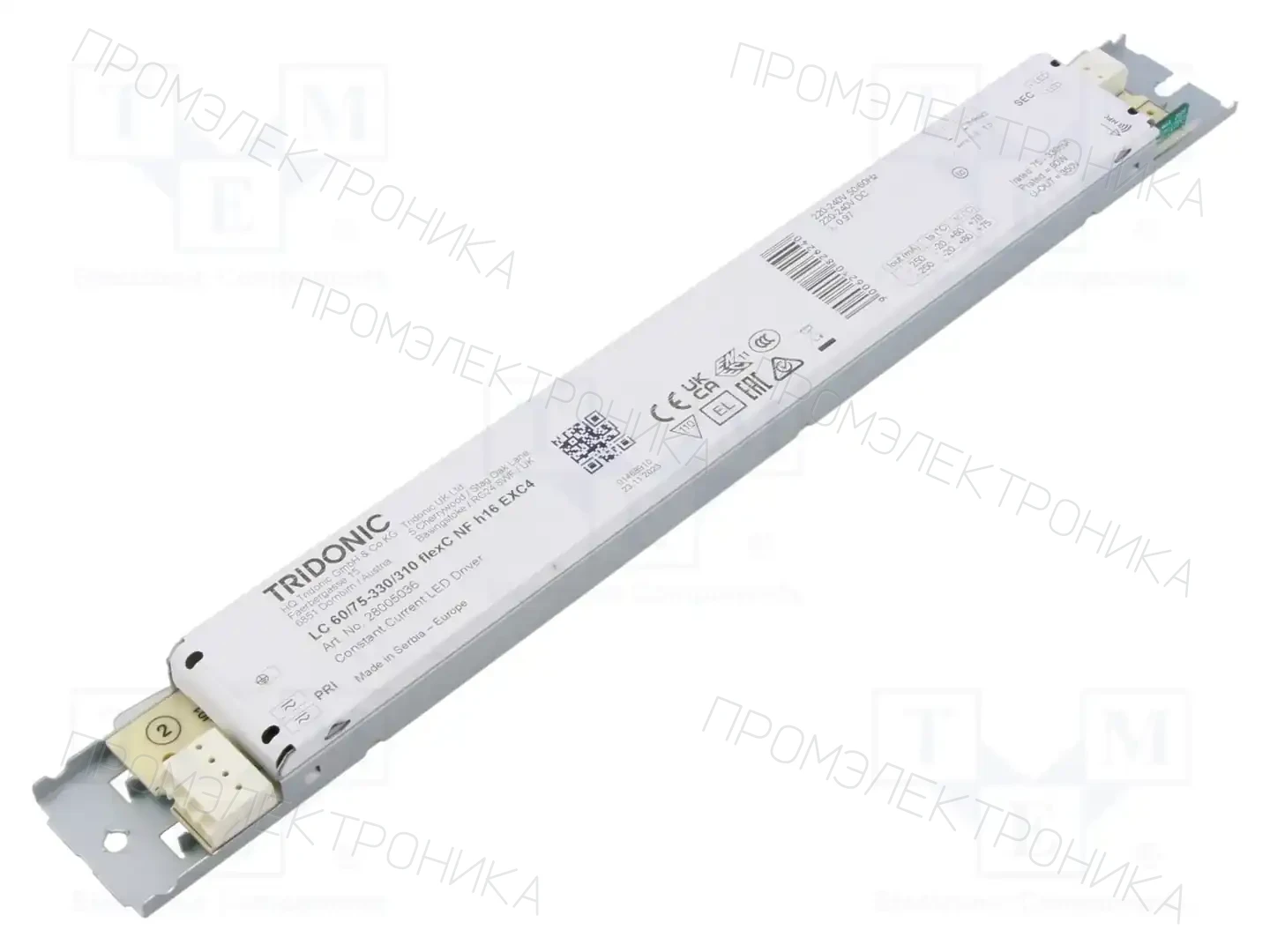 TRIDONIC LC 60/75-330/310 FLEXC NF H16 EXC4 — Блоки питания для LED