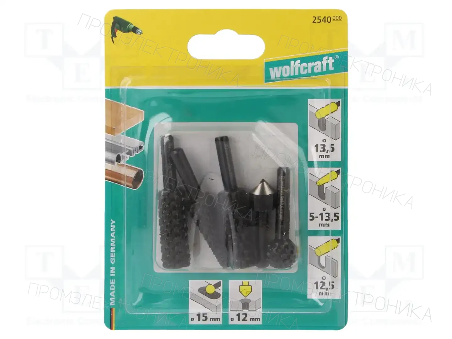 WOLFCRAFT 2540000 — Сверла прочие