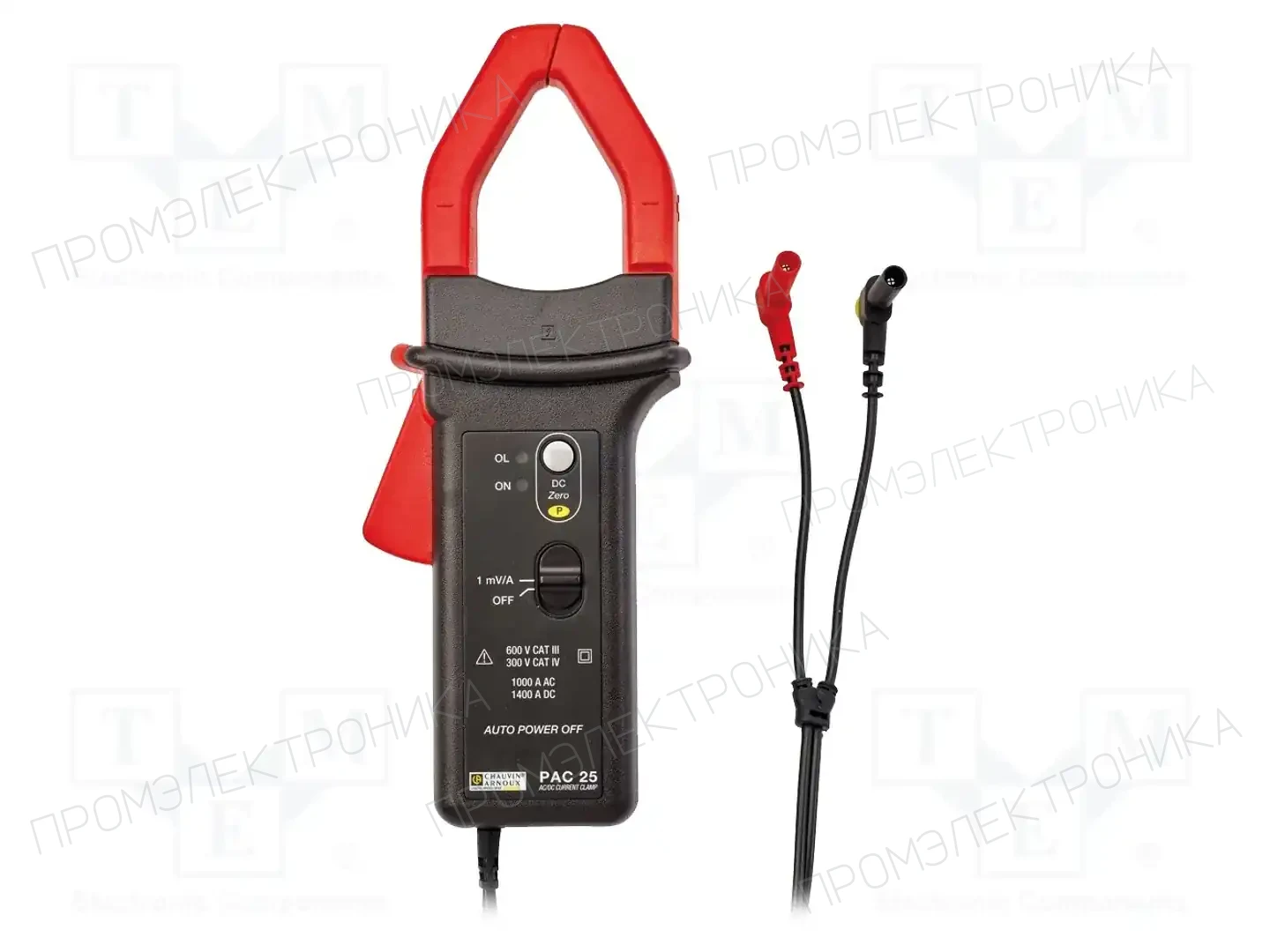 CHAUVIN ARNOUX PAC 25 — Измерители и клещевые насадки AC/DC